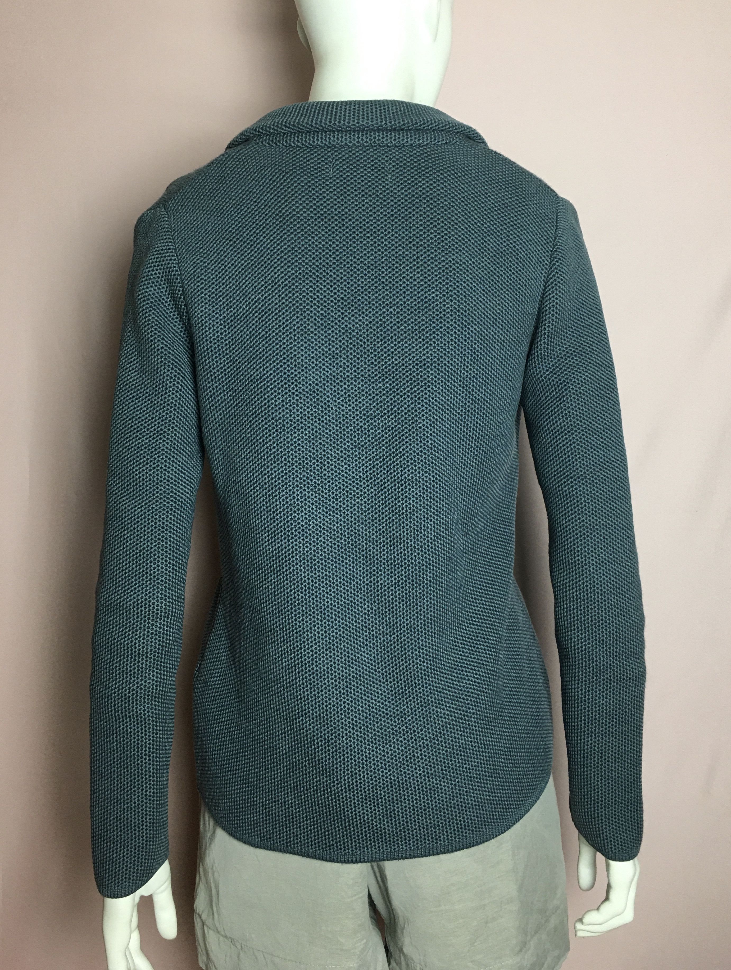 Other Falconeri Italy Wool Knit Jacket Blue Size M Size M / US 6-8 / IT 42-44 - 4 Thumbnail