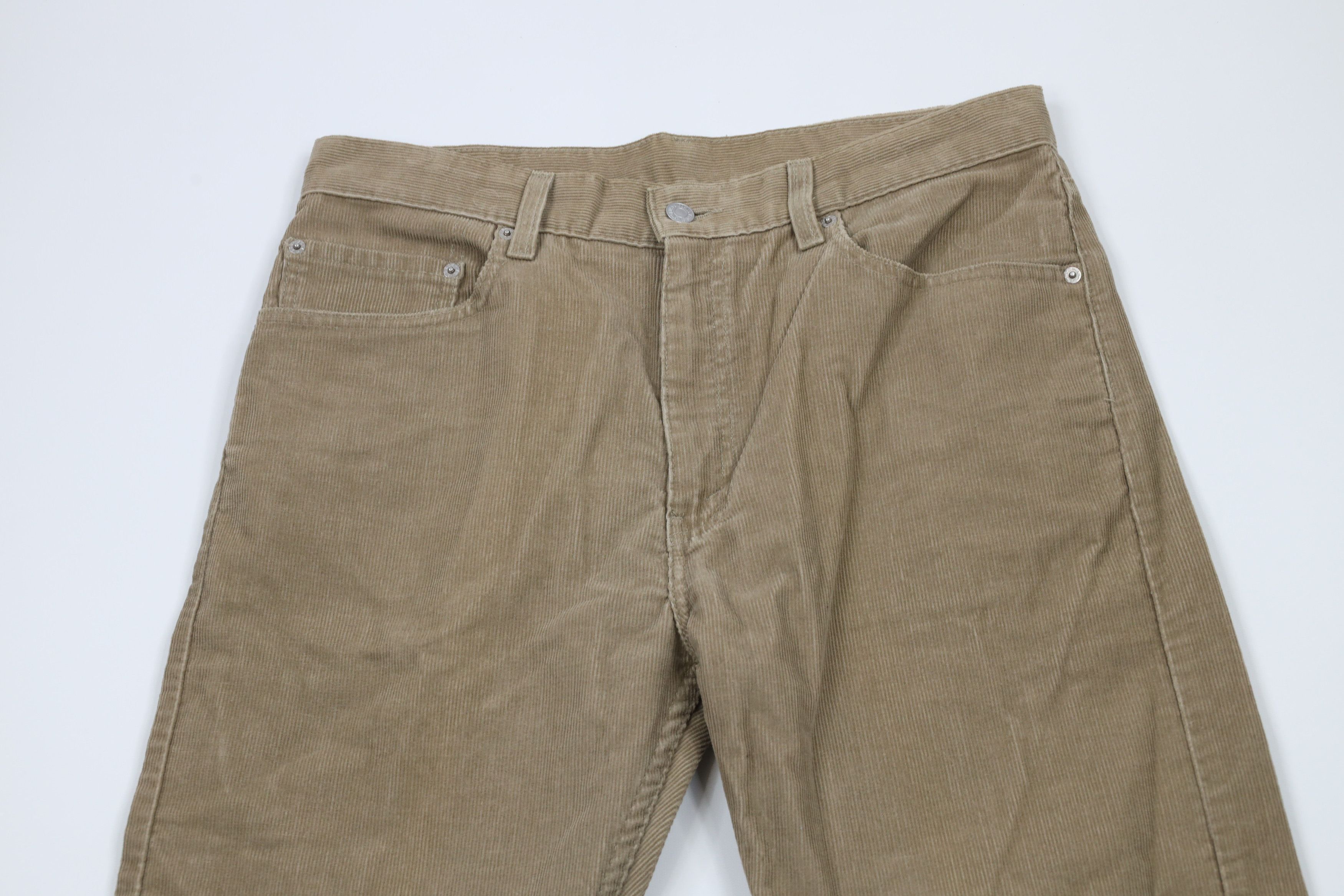 Levi's × Vintage Vintage Y2K 2000 Levis 505 Straight Leg Corduroy Pants Size US 34 / EU 50 - 2 Thumbnail