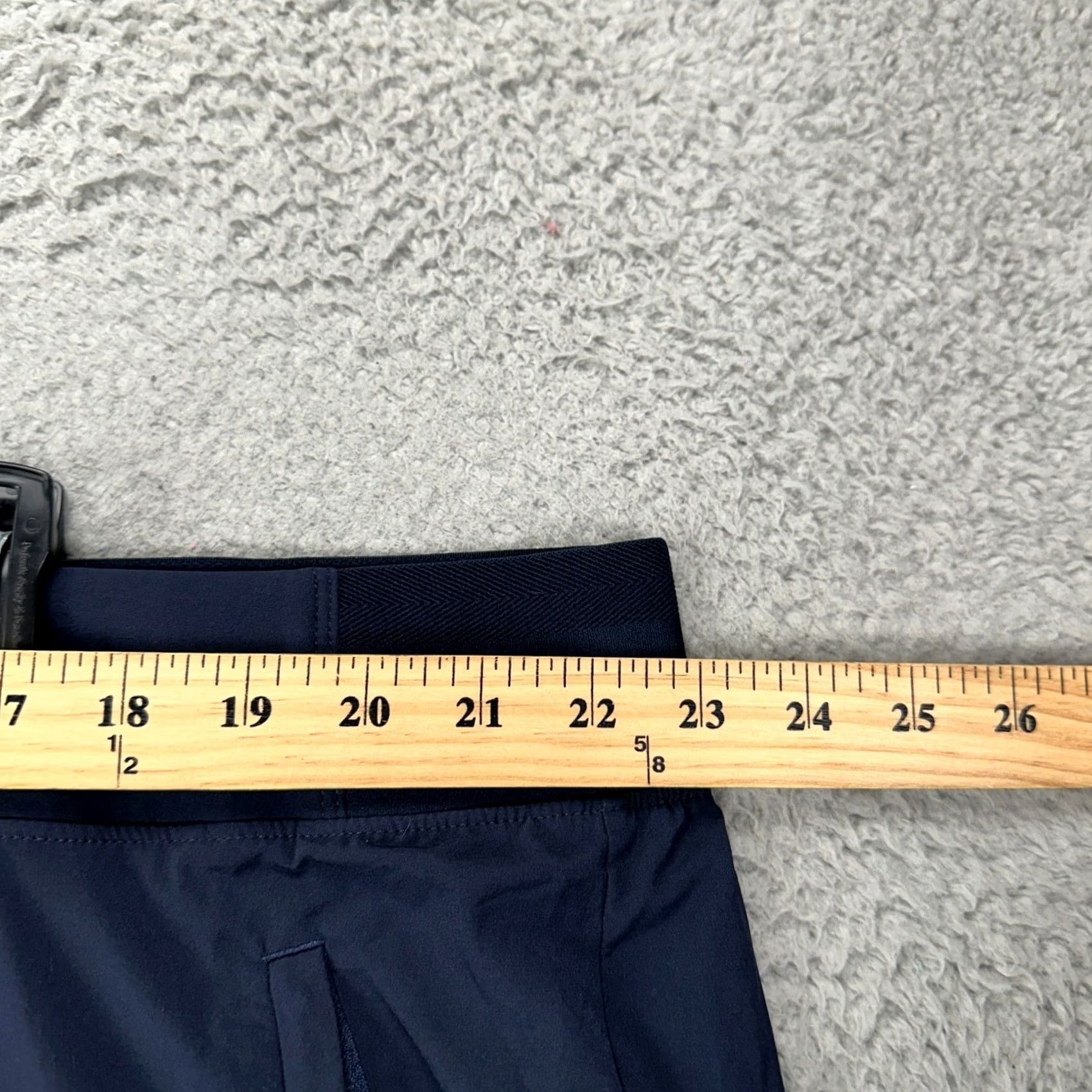 Athleta Athleta Pants Wide Leg Women 24 Plus Dark Blue Pleated Stretch Flex Performance Size 42" / US 20 - 5 Thumbnail