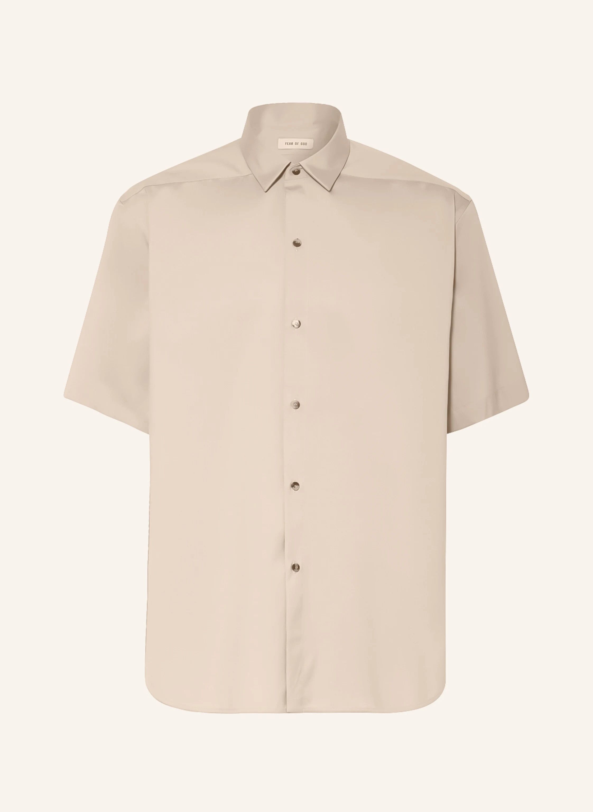 Fear of God o1y0125 Solid Color Shirt in Beige Size US XXL / EU 58 / 5 - 1 Thumbnail