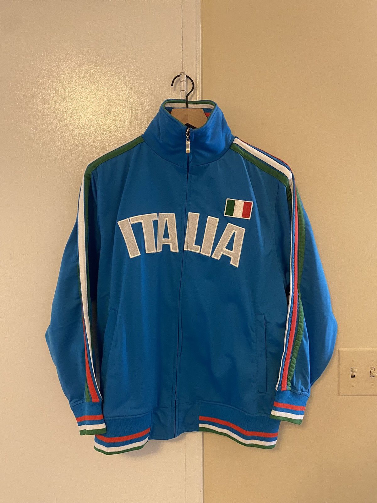 Vintage Blue Italia zip up | Grailed