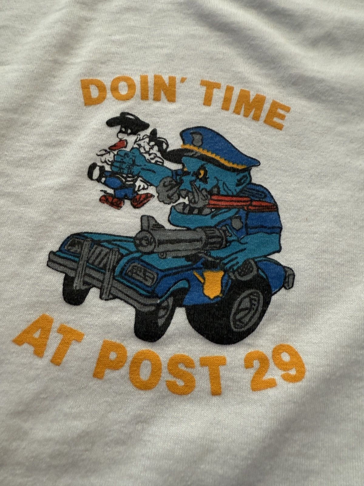 Vintage Vintage 90s Rat Fink Style Doin' Time Graphic Tee Size US XL / EU 56 / 4 - 3 Thumbnail