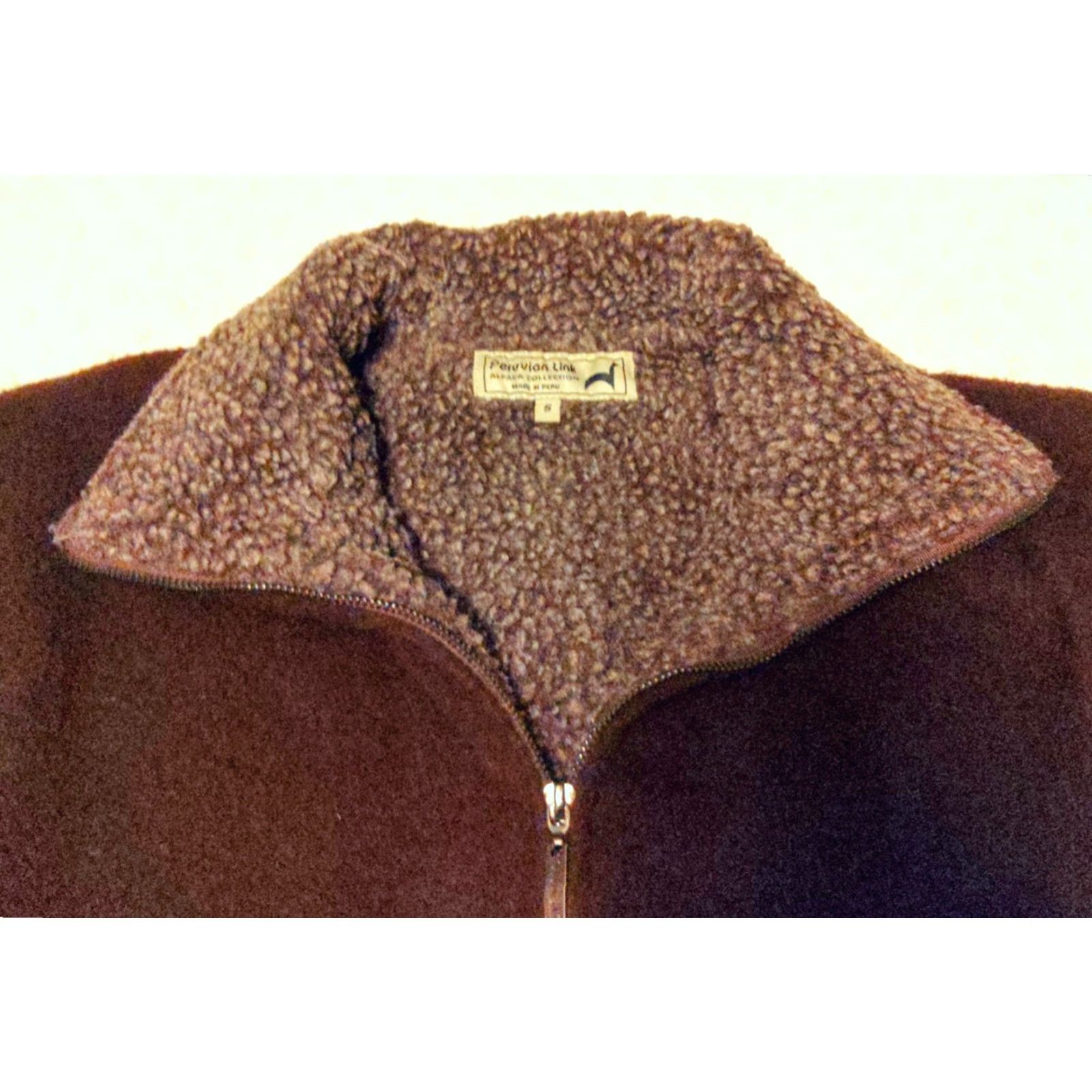 Vintage VINTAGE Peruvian Link Alpaca Collection Jacket Coat Womens Brown Long Sleeve Size S Regular Size S / US 4 / IT 40 - 4 Thumbnail