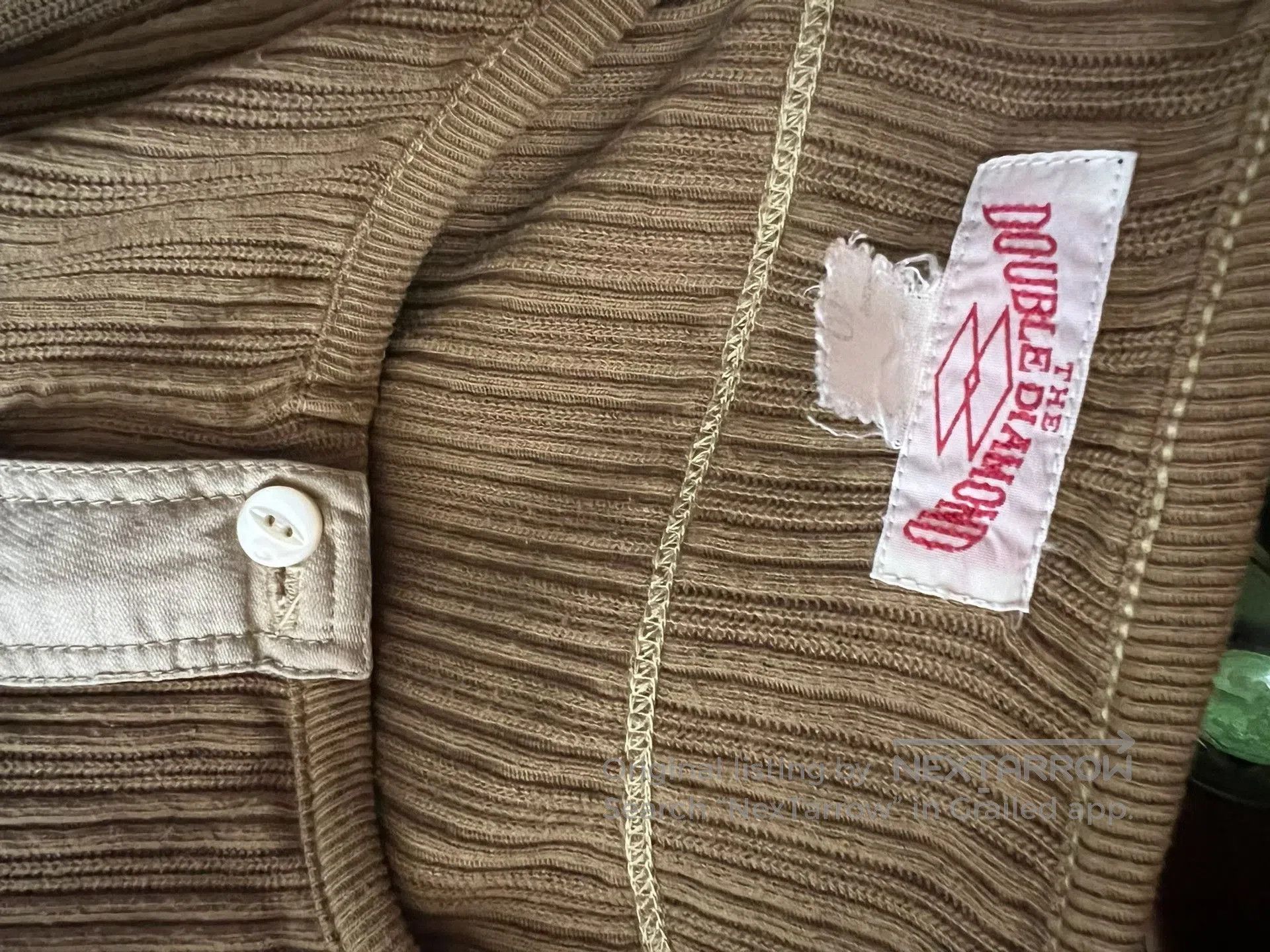 The Real McCoy's The Real McCoy Vintage Henley Long. Size US XXS / EU 40 - 9 Thumbnail