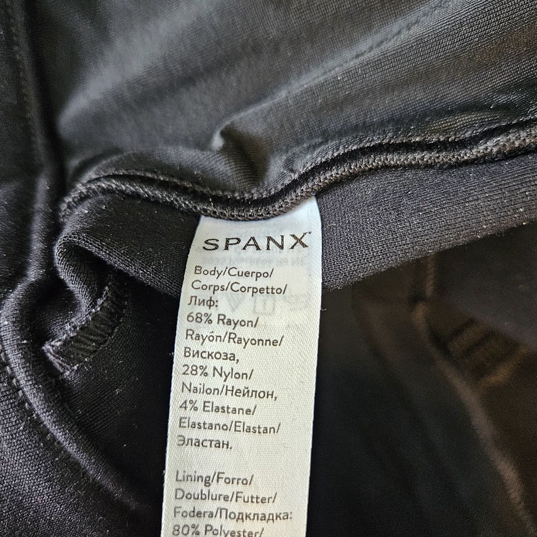 Spanx Spanx Womens The Perfect Black Back Seam Ankle Pant Sz Large Black High Rise Size 36" / US 14 / IT 50 - 6 Thumbnail