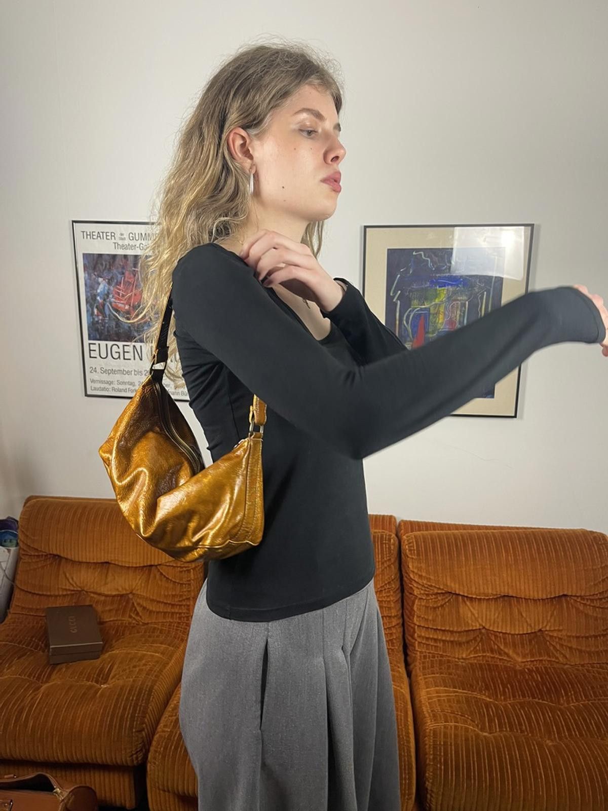 Dries Van Noten Dries Van Noten - Brown Leather Shoulder Bag Size ONE SIZE - 4 Thumbnail