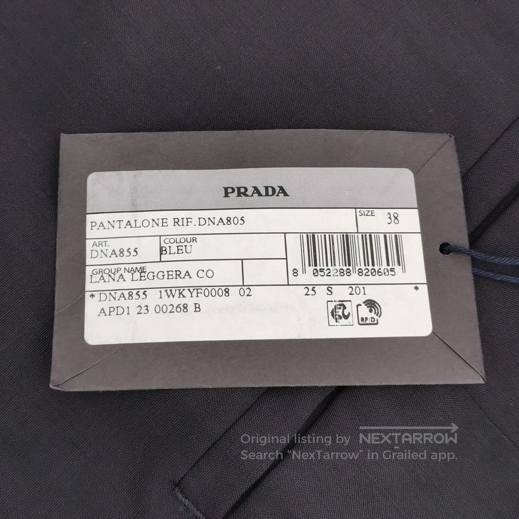 Prada Prada Wool Solid Color Trousers in Size 38 . Size 37" - 5 Thumbnail