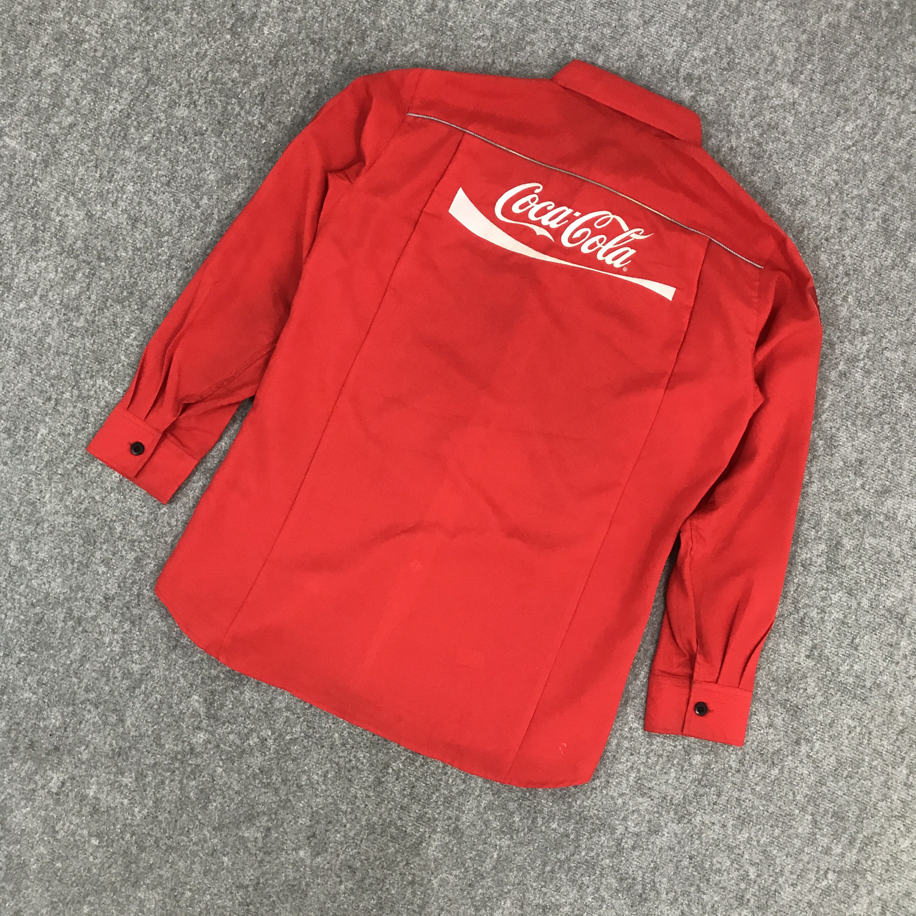 Coca Cola × Japanese Brand VTG 90s COCA-COLA EAST JAPAN BUTTON UP SHIRT LONG SLEEVE Size US L / EU 52-54 / 3 - 6 Thumbnail