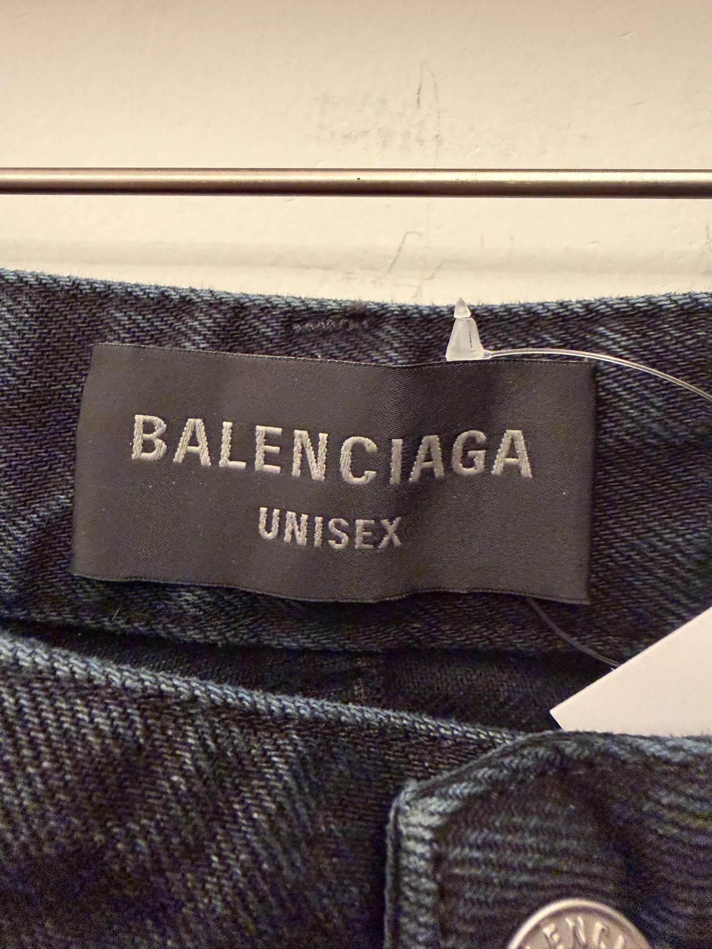 Balenciaga Balenciaga Destroyed Straight Black Denim Jeans M Size US 32 / EU 48 - 2 Thumbnail