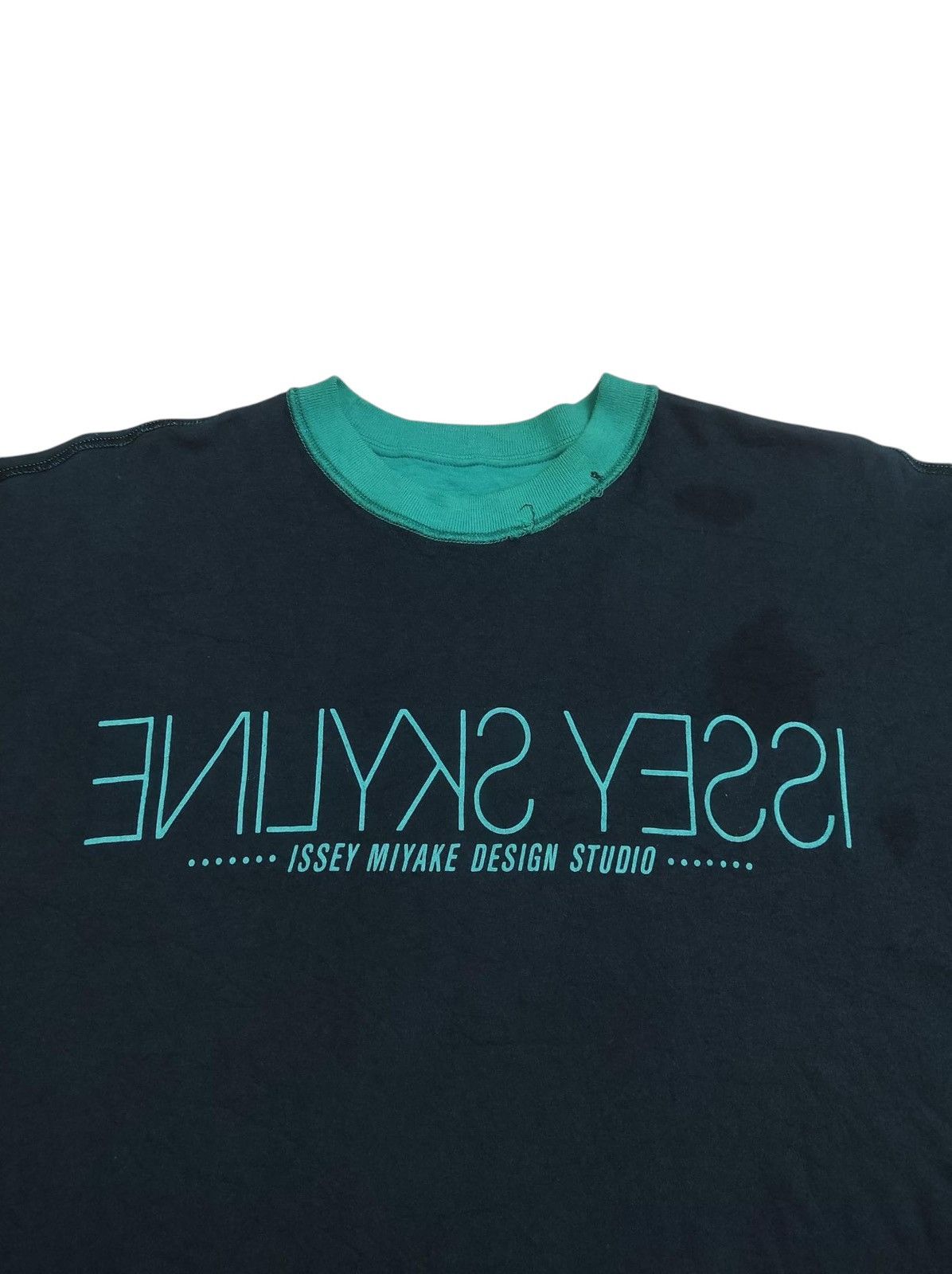 Issey Miyake 🔥VTG 80S ISSEY SKYLINE RACING TEE REVERSIBLE Size US M / EU 48-50 / 2 - 8 Thumbnail