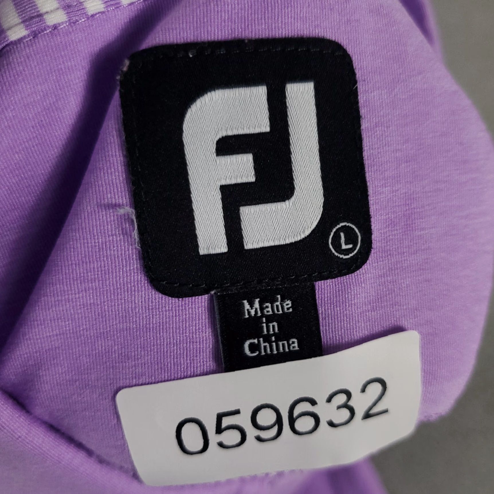 Footjoy FJ FootJoy Polo Shirt Mens Size Large Purple Golf Short Sleeve Casual Buttoned Collar 3-Button Polo M EN Mens Size US L / EU 52-54 / 3 - 7 Thumbnail