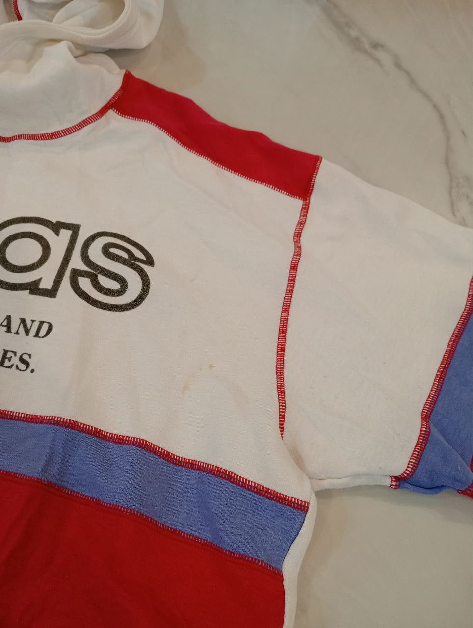 VINTAGE ADIDAS TREFOIL BIG LOGO SWEATSHIRT - SIZE L