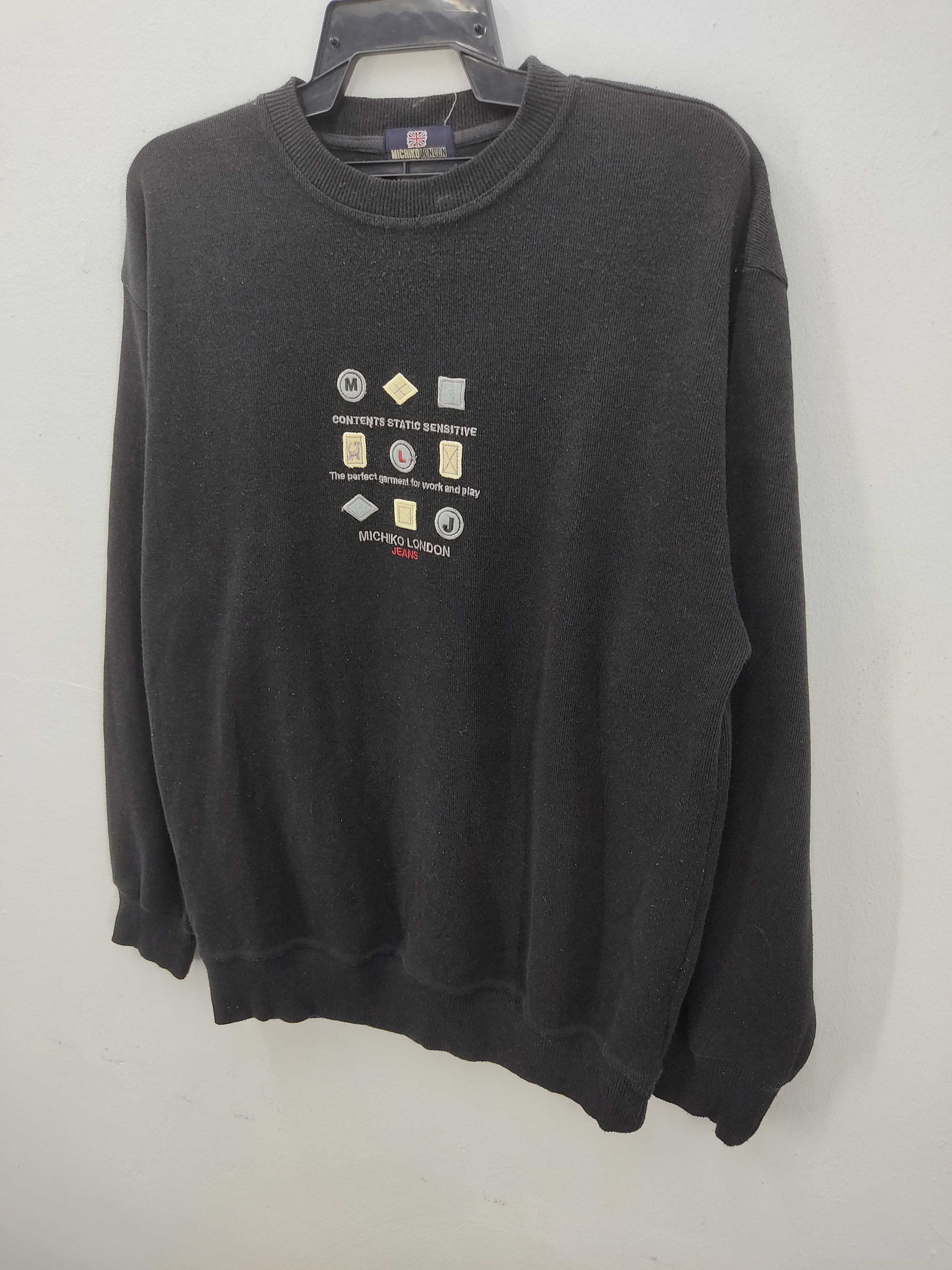 Designer × Michiko Koshino London × Vintage Vintage Japanese Brand Michiko London Sweatshirt Size US L / EU 52-54 / 3 - 2 Thumbnail