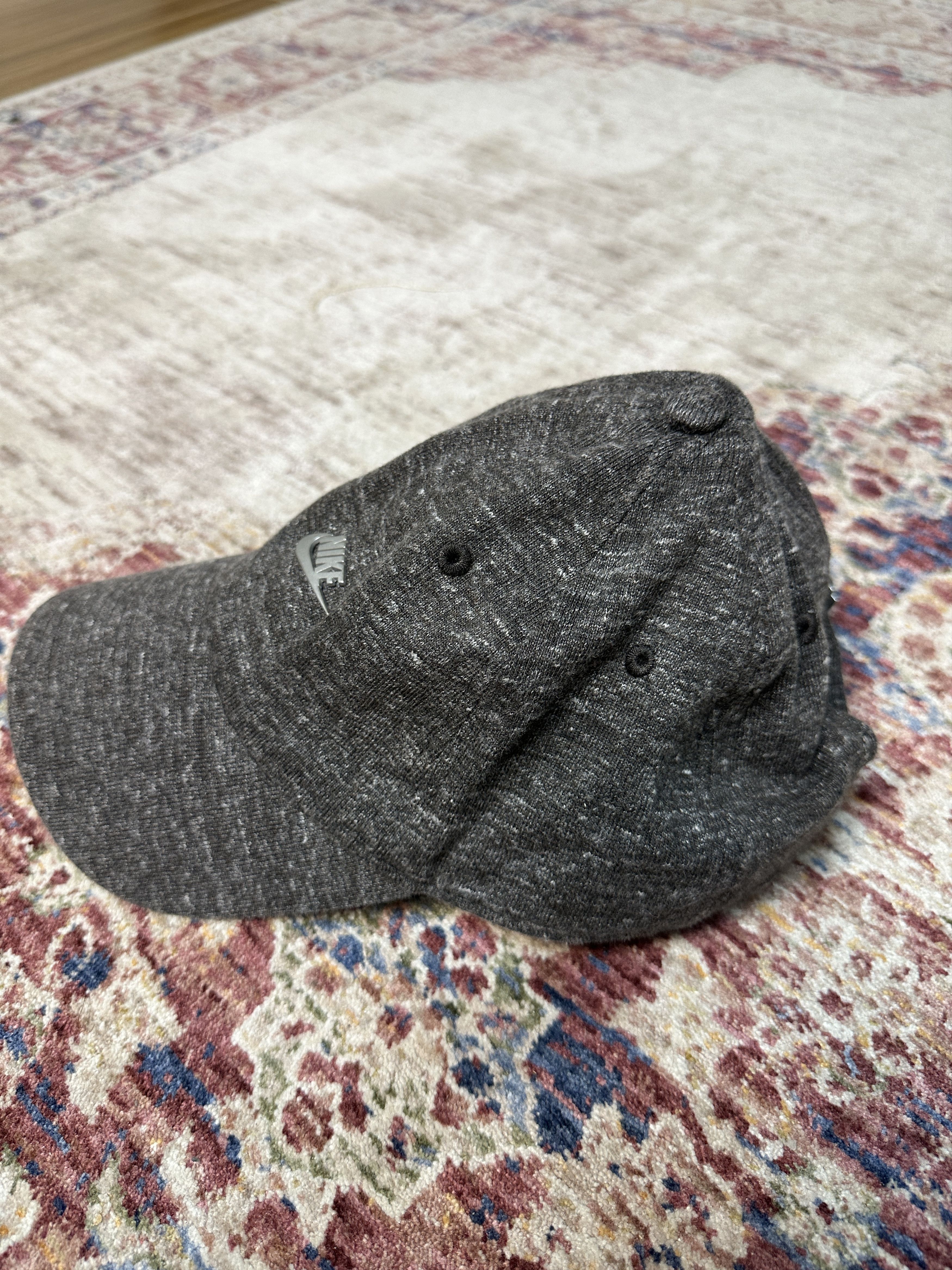 Nike Nike Men's Snapback Dark Gray Baseball Hat Size ONE SIZE - 2 Thumbnail