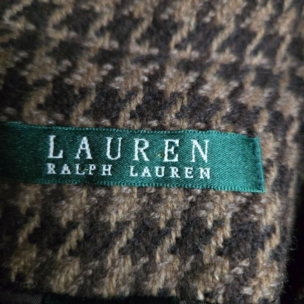Lauren Ralph Lauren Lauren Ralph Wool Jacket WM Size 16 Vintage Houndstooth C2 Size M / US 6-8 / IT 42-44 - 2 Thumbnail