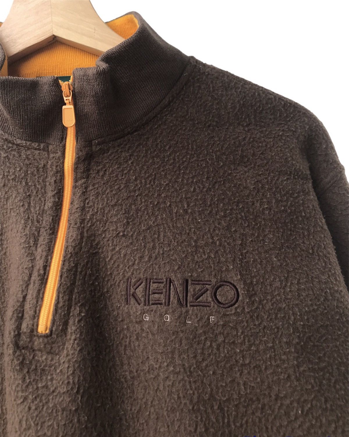 Kenzo Kenzo Golf Quarter Zip Fleece Pullover Size US S / EU 44-46 / 1 - 5 Thumbnail