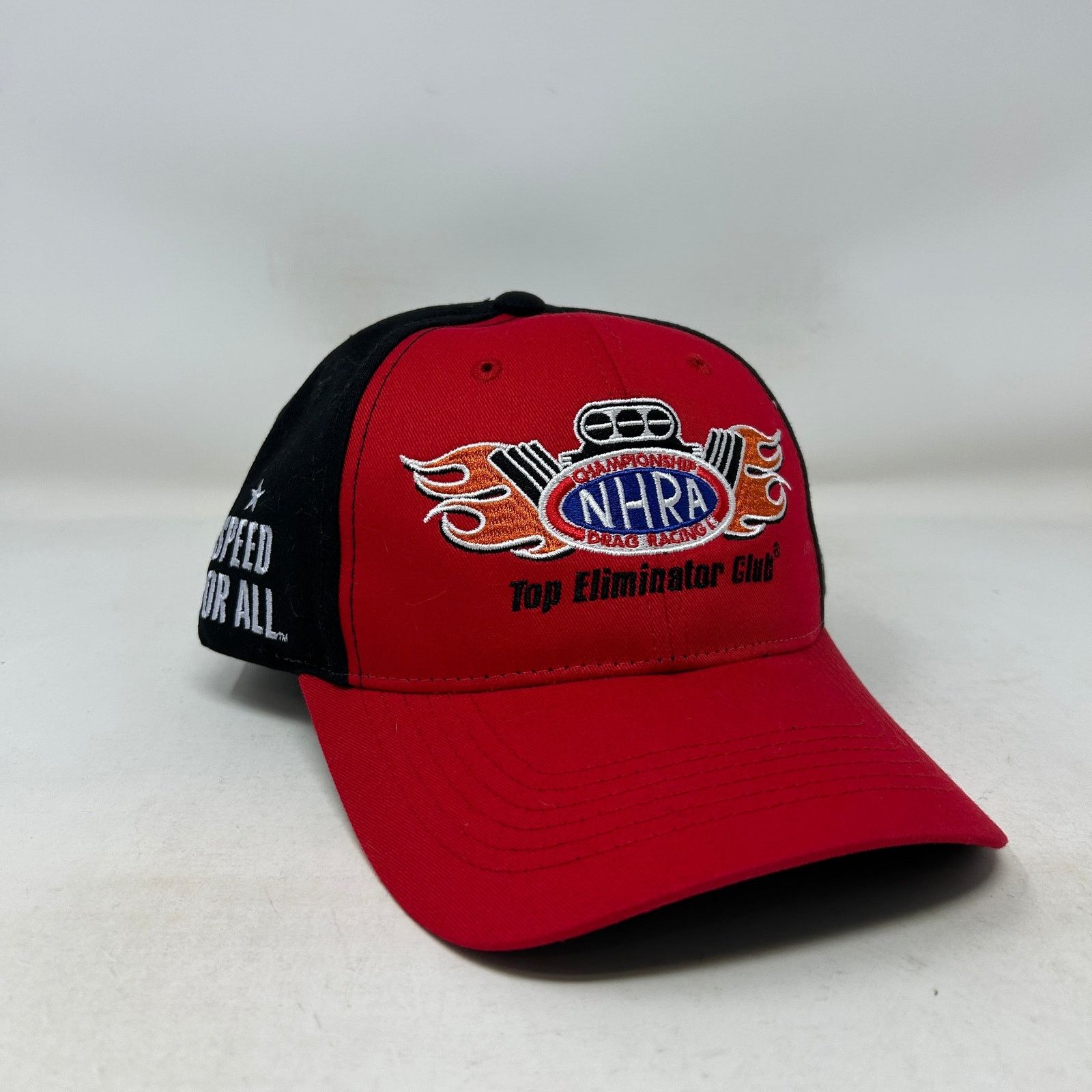 NASCAR NHRA Black Red Racing Hat 2022 Size ONE SIZE - 1 Thumbnail