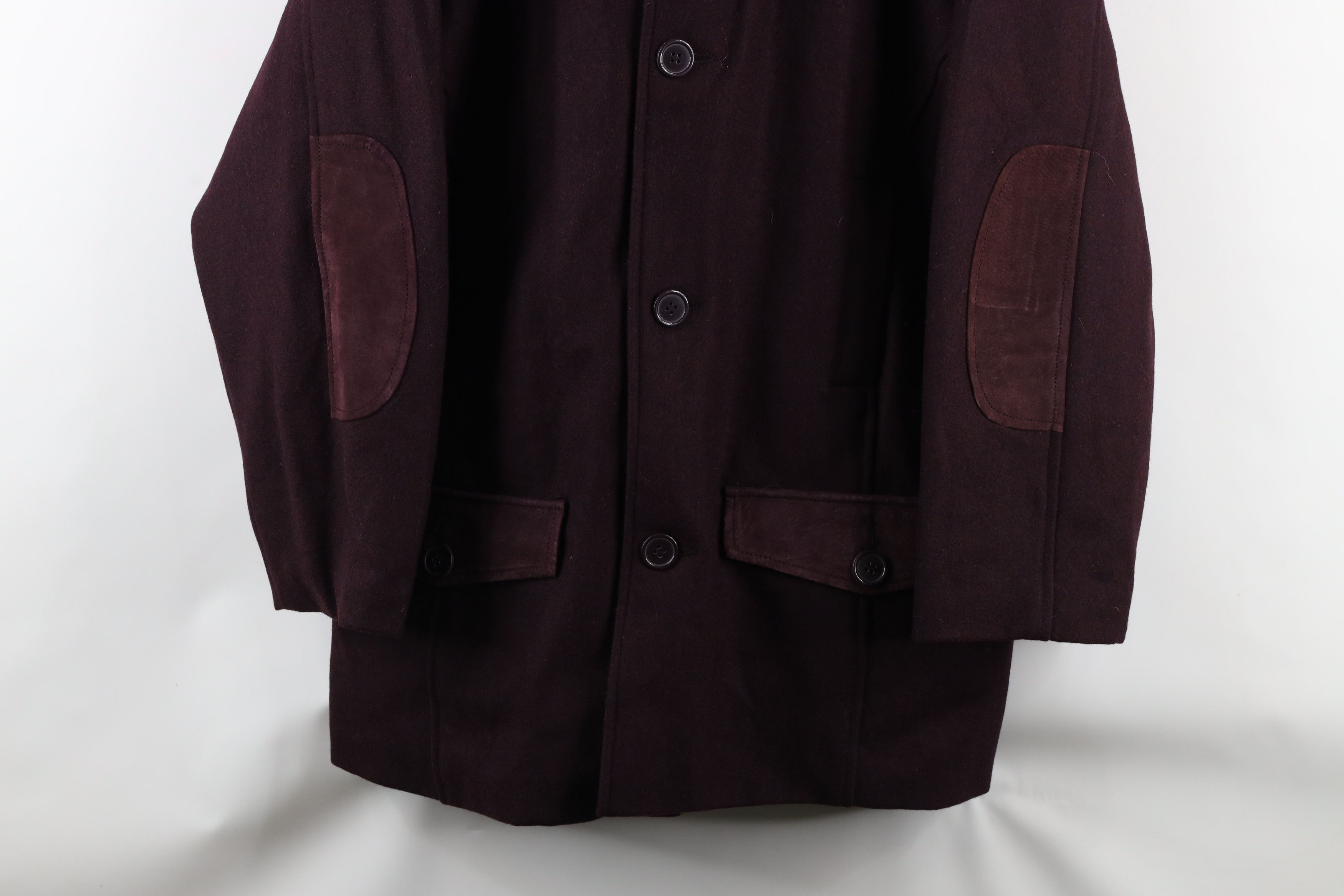 Vintage Vintage 90s Streetwear Trim Wool Quilted Jacket Purple Size US M / EU 48-50 / 2 - 3 Thumbnail
