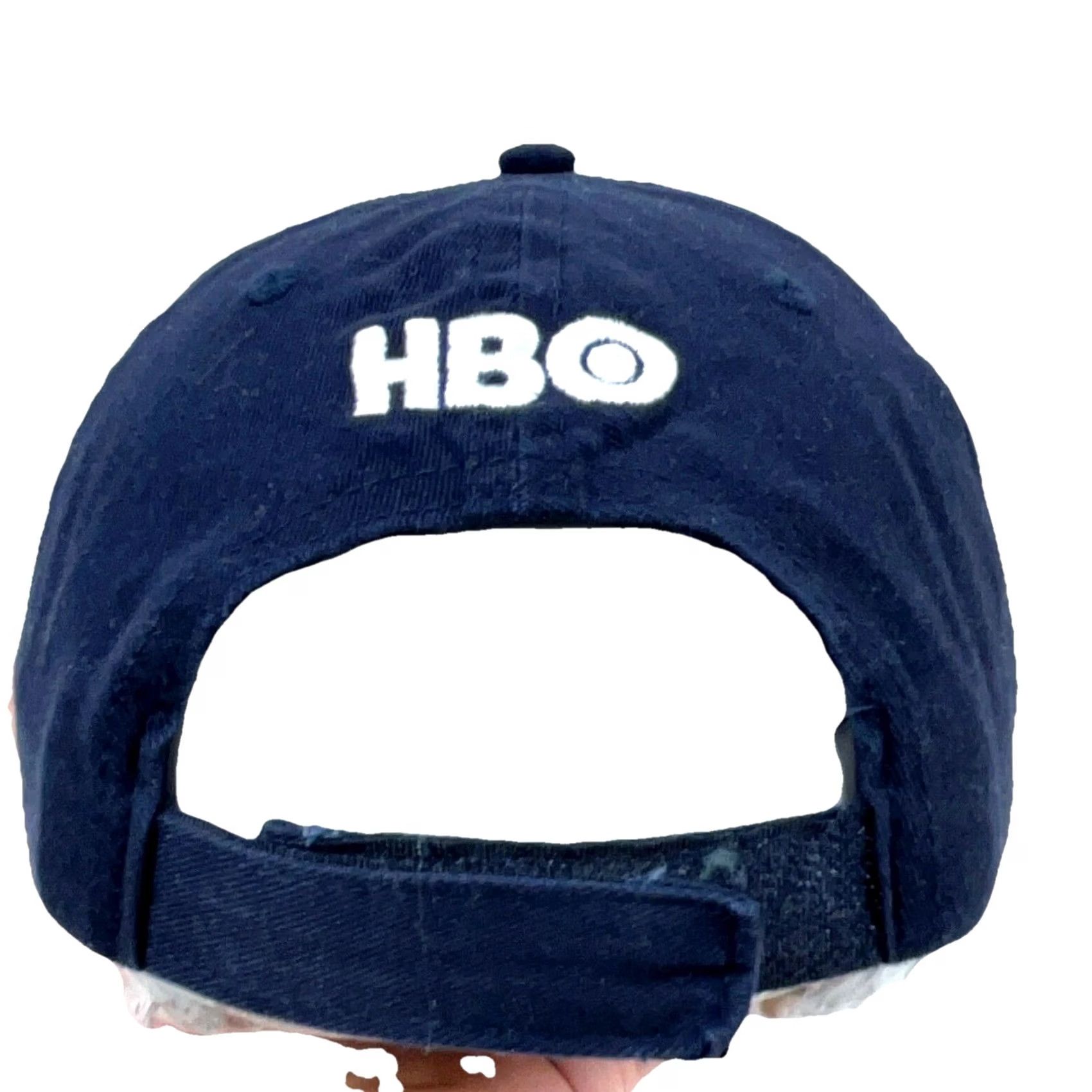 Vintage West World HBO TV Show Promo Hat Cap Strap Back Blue White Baseball Plain Dad Size ONE SIZE - 3 Thumbnail