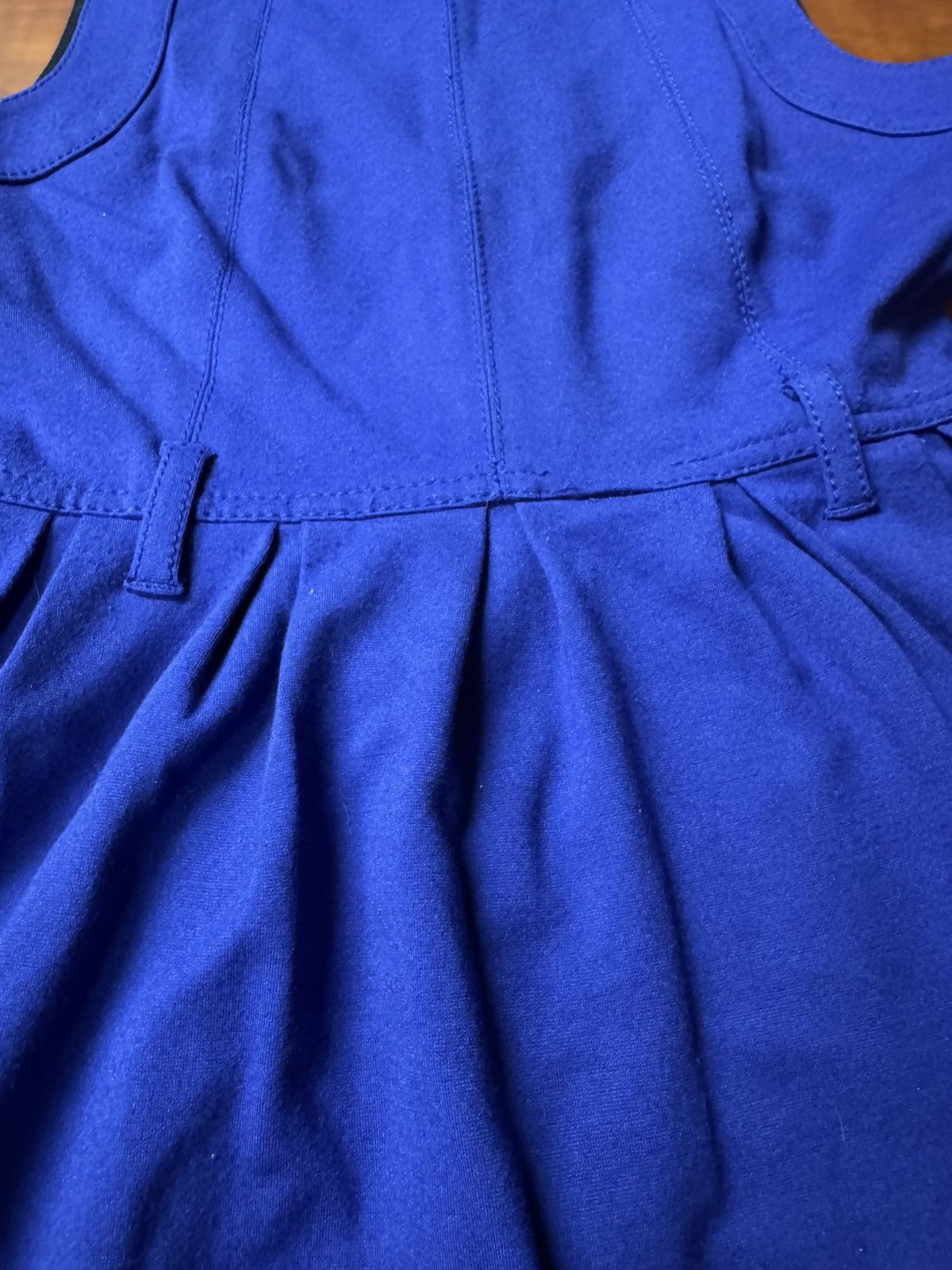 Theory Theory Royal Blue Structured Fit & Flare Dress — Size 2 Size XS / US 0-2 / IT 36-38 - 3 Thumbnail