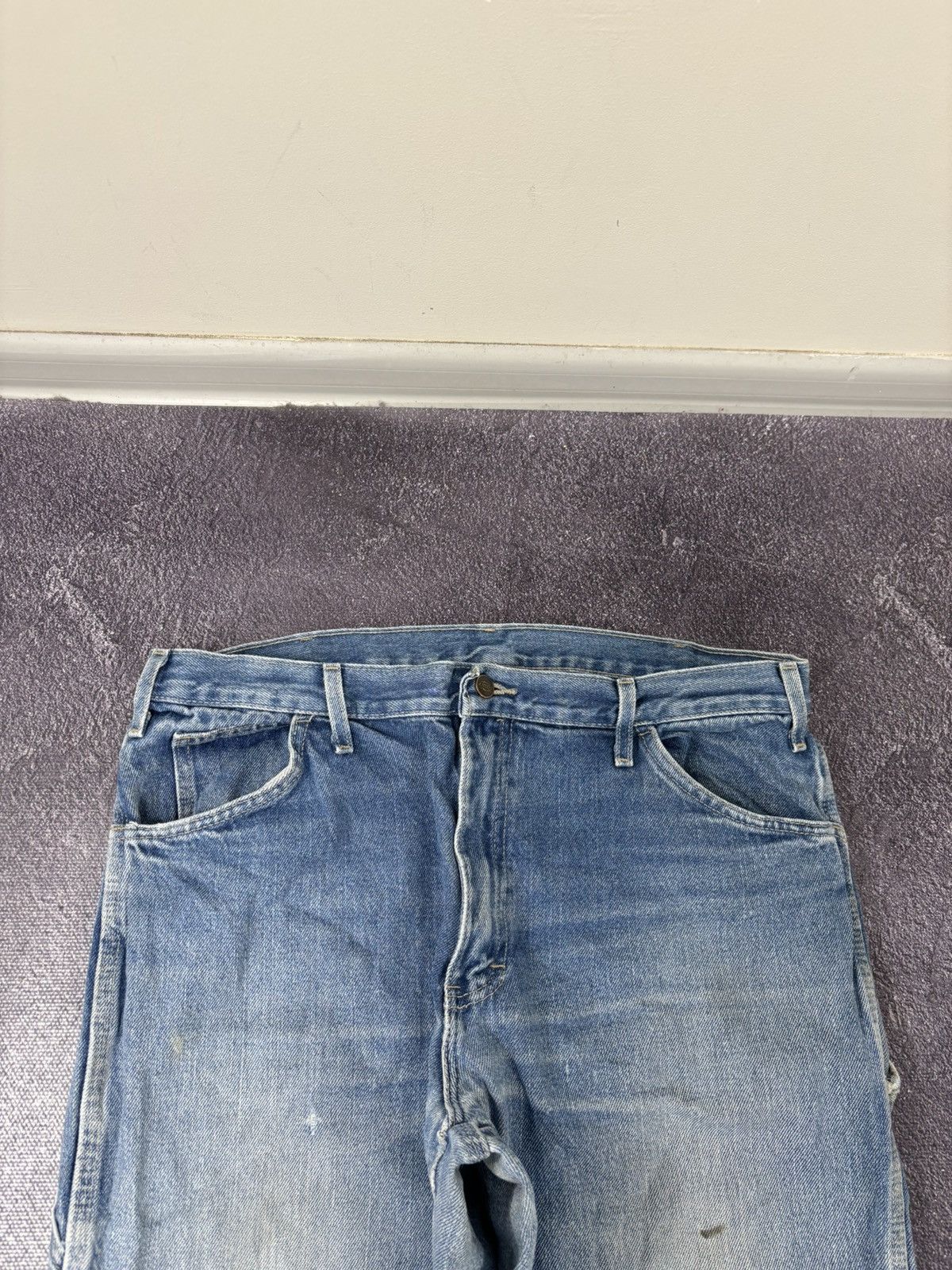 Dickies Vintage Dickies Y2K Relaxed Fit Hype Faded Blue Denim Jeans Size US 36 / EU 52 - 14 Thumbnail