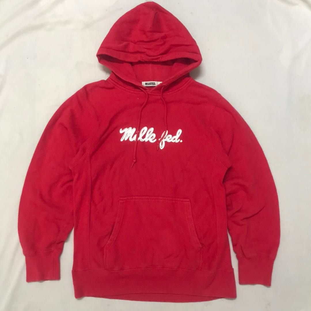 Japanese Brand Authentic Milkfed. Japanese Brand Spellout Logo Hoodie Size US M / EU 48-50 / 2 - 8 Thumbnail
