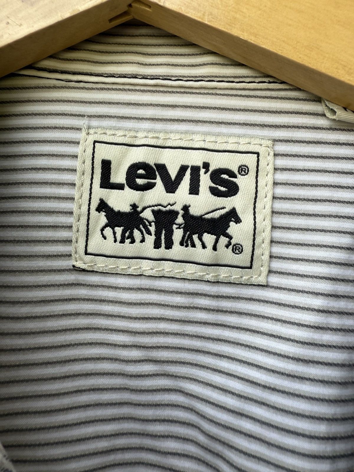 Levi's Levis striped button stone shirt Size US L / EU 52-54 / 3 - 9 Thumbnail