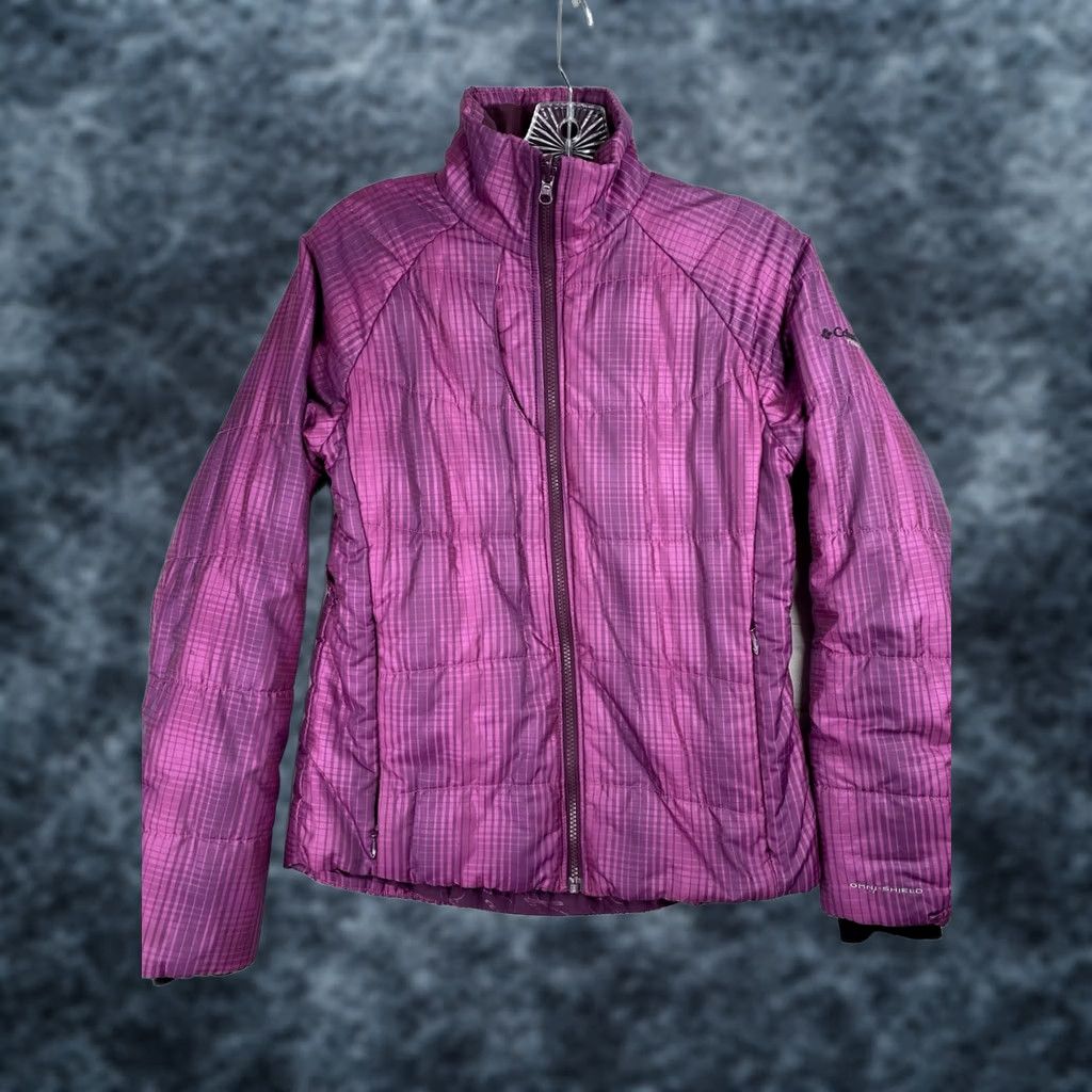 Pinko Columbia Puffer Jacket Womens S Pink Titanium Interchange Omni-Shield Skiing Jacket Size S / US 4 / IT 40 - 1 Thumbnail
