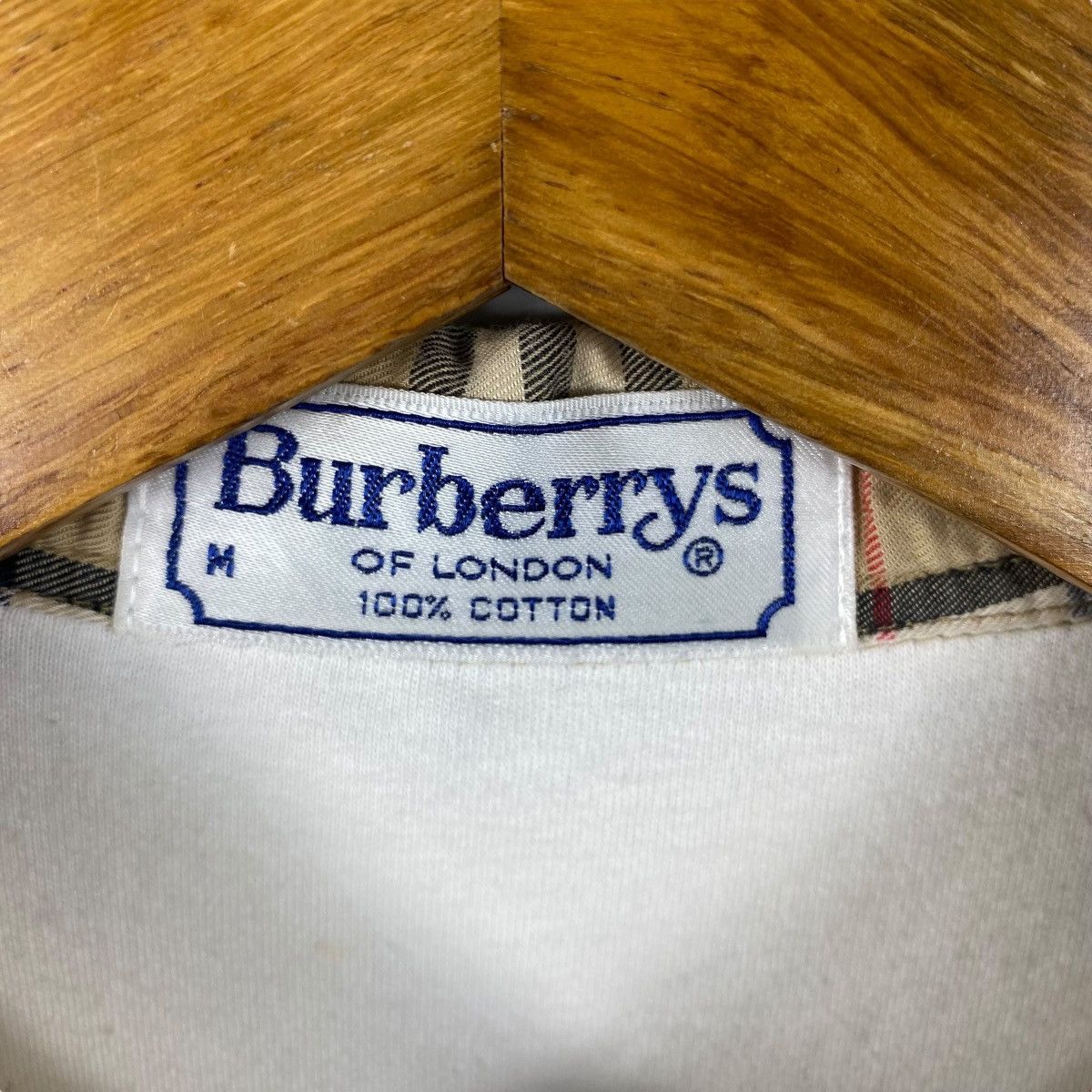 Burberry × Vintage Vintage 90's BURBERRYS OF LONDON Small Logo Women Polo Shirt Size M / US 6-8 / IT 42-44 - 5 Thumbnail