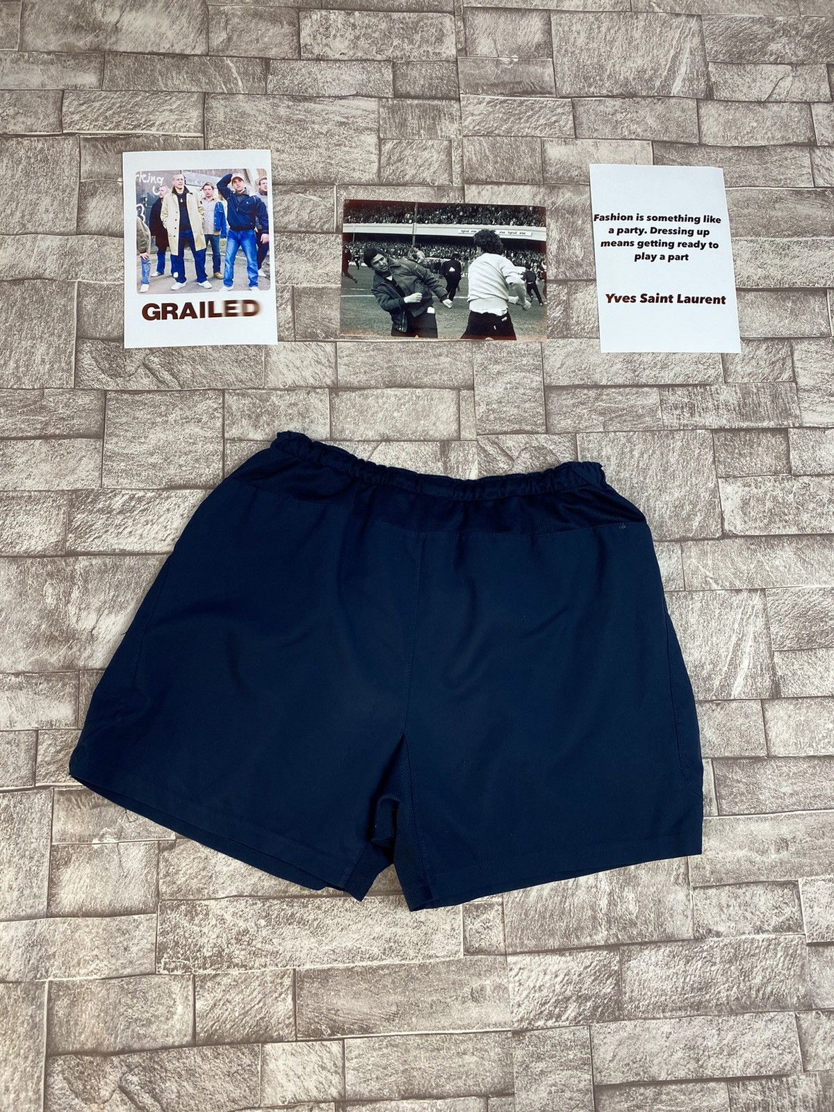 Nike × Vintage FC BARCELONA HOME FOOTBALL SOCCER SHORTS NIKE Size US 32 / EU 48 - 9 Thumbnail