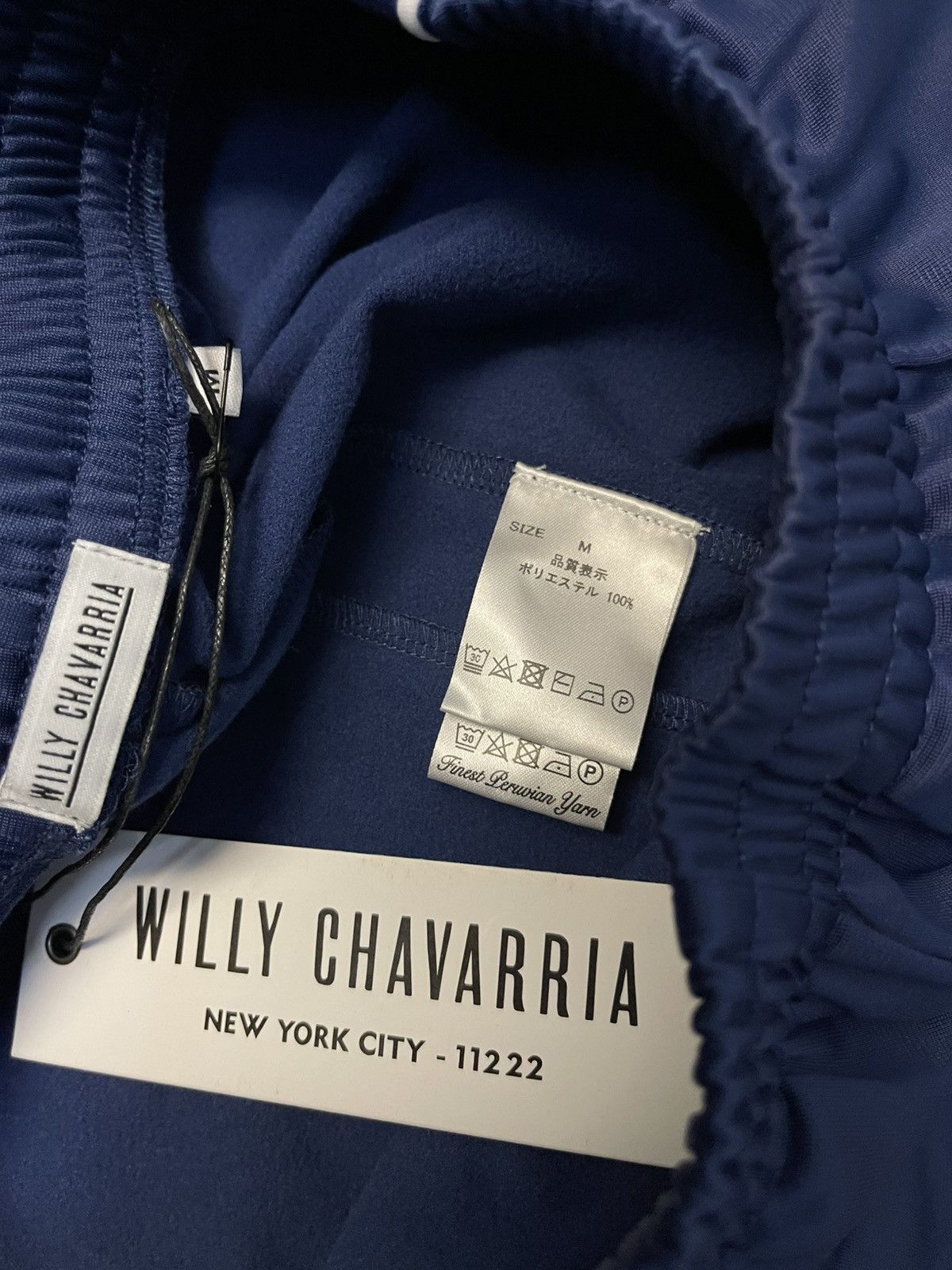 Willy Chavarria WILLY CHAVARRIA BUFFALO TRACK PANTS COBALT BLUE Size US 31 - 8 Thumbnail