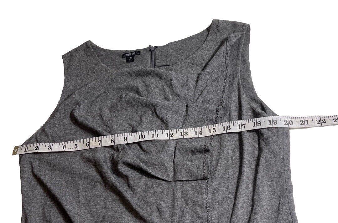 Lafayette 148 Lafayette 148 NY Womens Formed Sheath Dress Grey Sz M Size M / US 6-8 / IT 42-44 - 14 Thumbnail