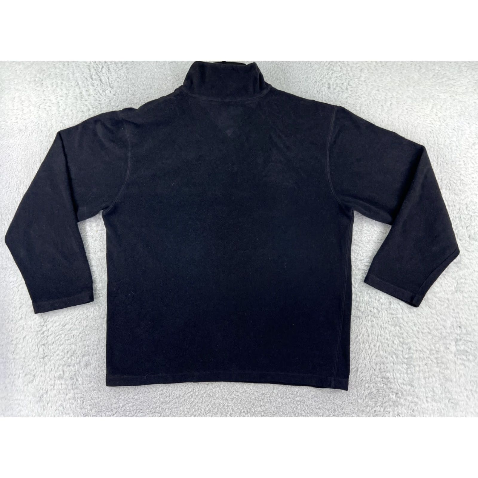 Tommy Hilfiger Tommy Hilfiger Sweater Mens M Black Long Sleeve 1/4 Zip Fleece Polyester Embroidered Logo Classic American Designer Mens Size US M / EU 48-50 / 2 - 2 Thumbnail