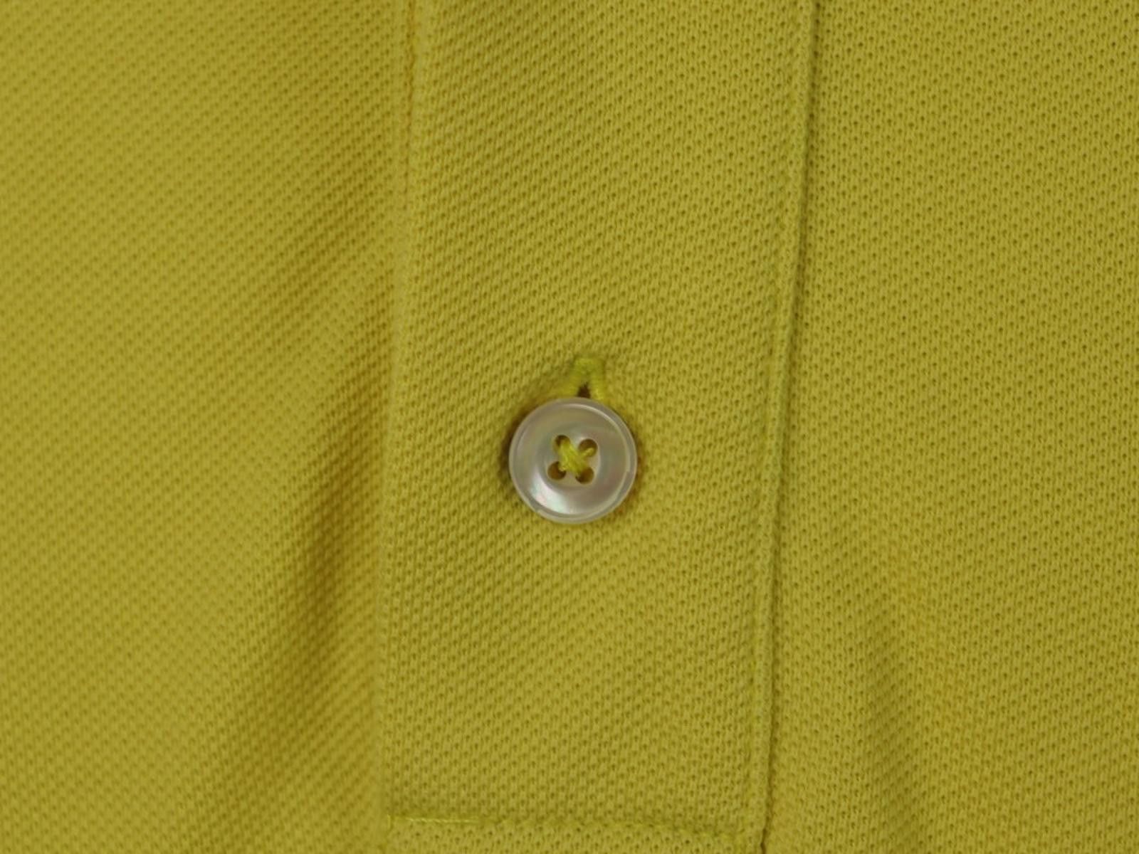 Faconnable Façonnable Yellow Cotton Collared Casual Polo Shirt Size XL Size US XL / EU 56 / 4 - 3 Thumbnail