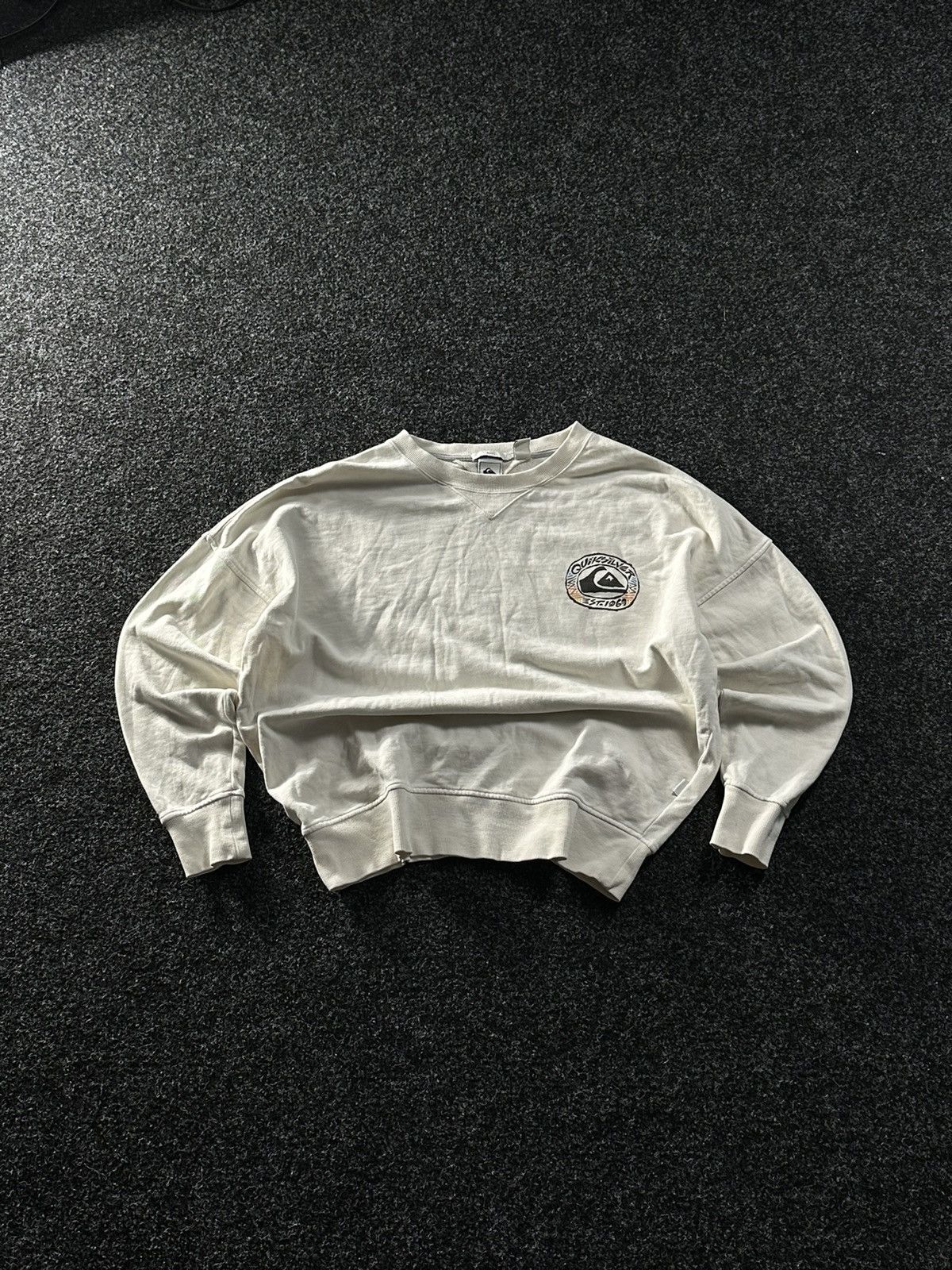 Quicksilver × Vintage 🚨Crazy Vintage Quicksilver BOXY Sweatshirt Size M SURF rare Size US M / EU 48-50 / 2 - 1 Thumbnail