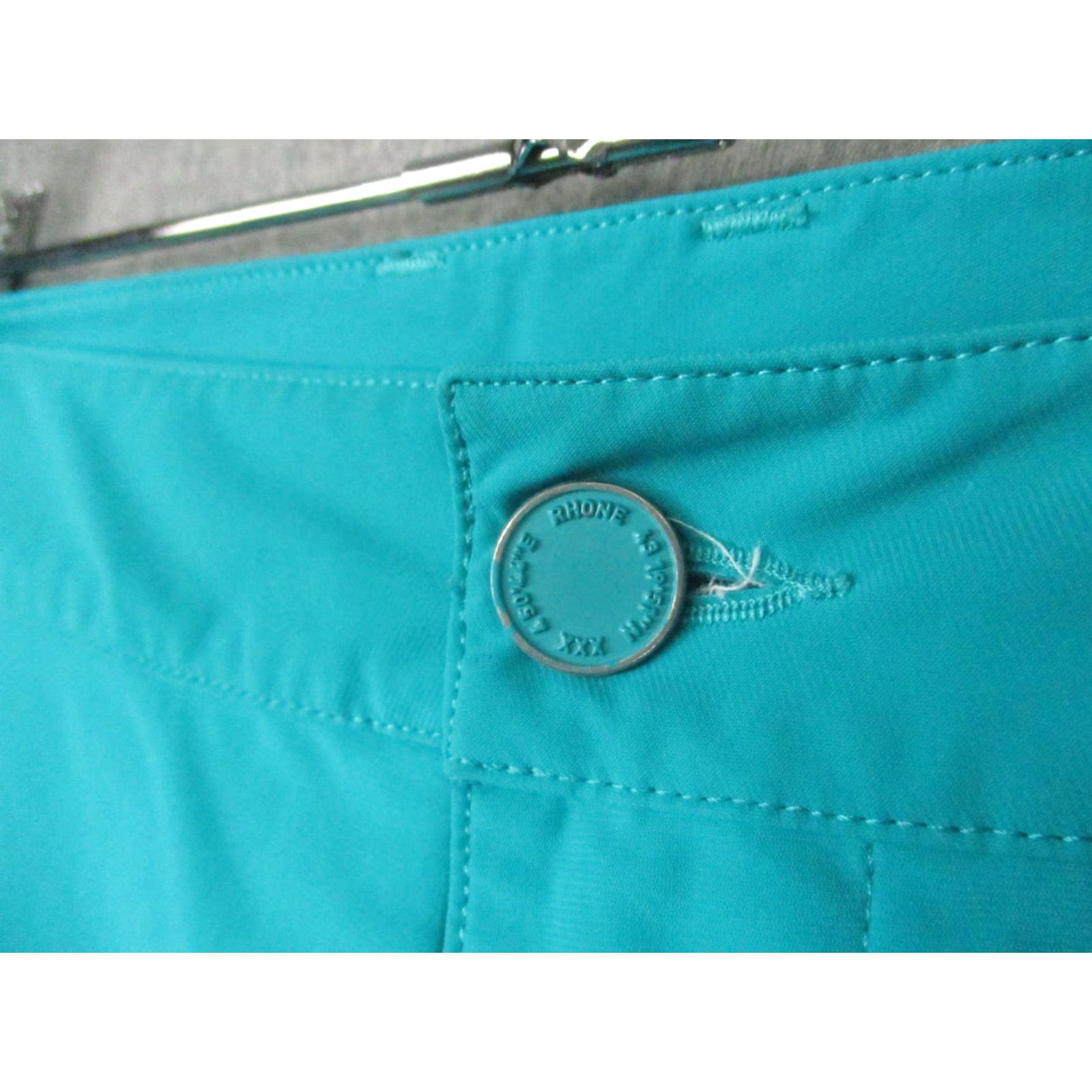 Rhone Rhone Mens Swim Bottoms Shorts Blue Solid Quick Dry 35 2022 Athletic Performance Summer Above-the-Knee Pockets Lightweight Breathable Size US 35 - 2 Thumbnail