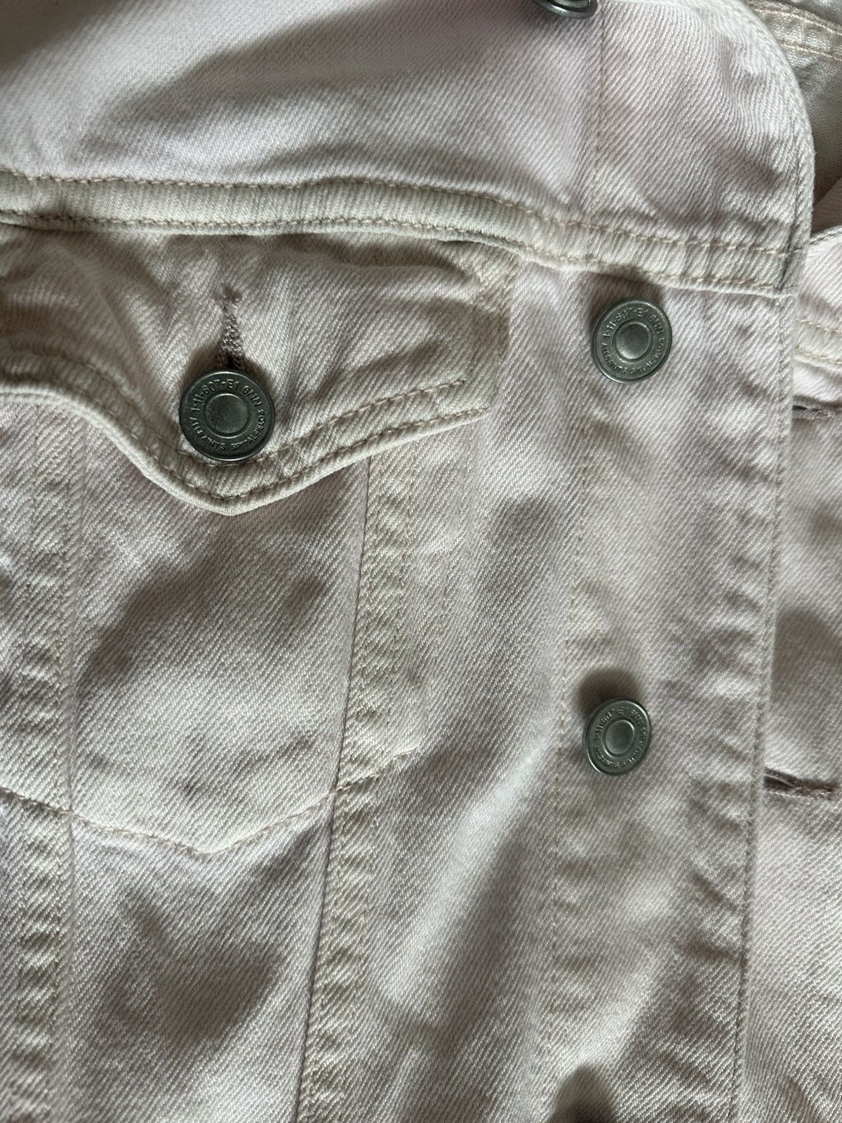 Allsaints **RARE** Allsaints 2019 White Jalna Denim Jacket Size US S / EU 44-46 / 1 - 4 Thumbnail