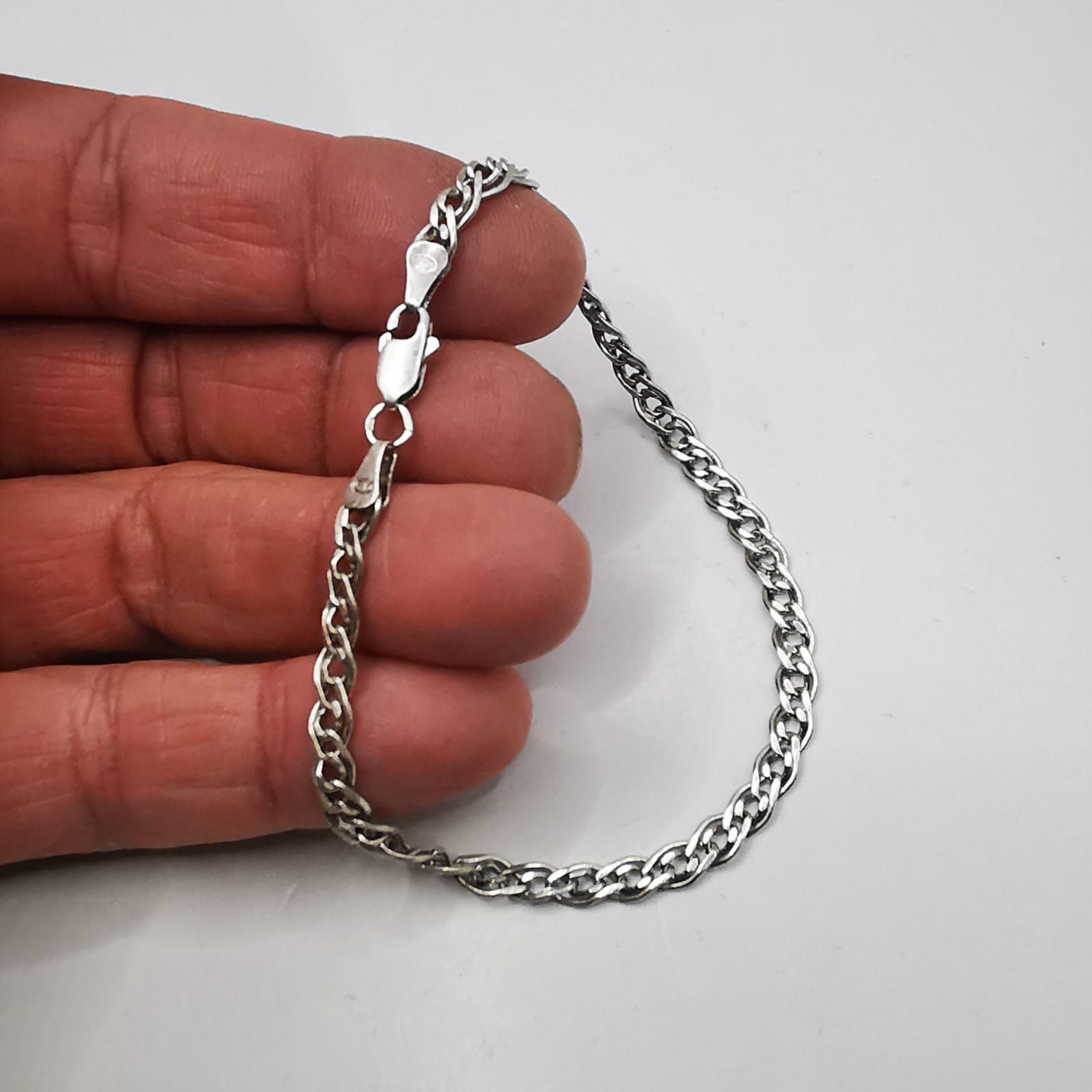 Sterling Silver Vintage Bracelet Jewelry,925 Sterling Silver seal, 5,67g Size ONE SIZE - 4 Thumbnail