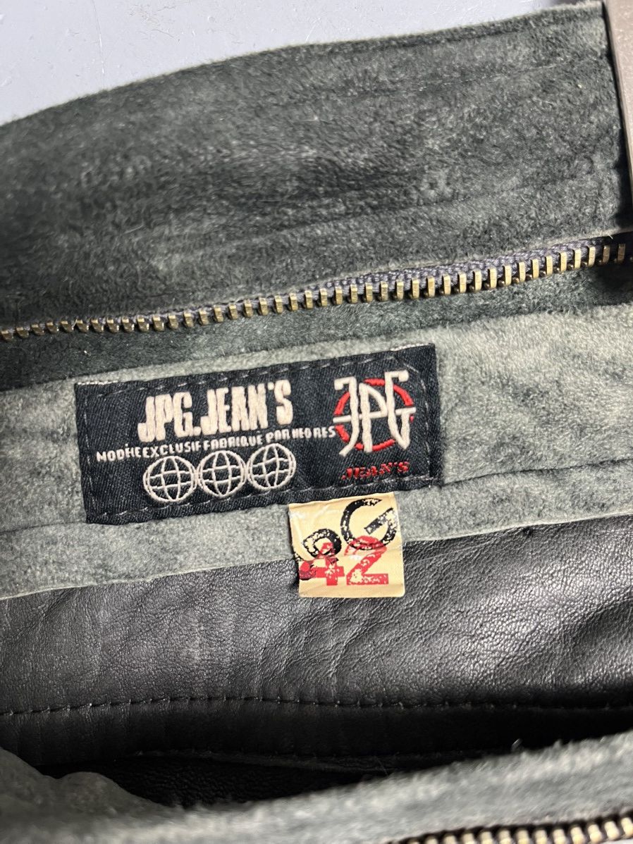 Jean Paul Gaultier FW 2000 Leather pants with detachable belt Size 28" / US 6 / IT 42 - 6 Thumbnail