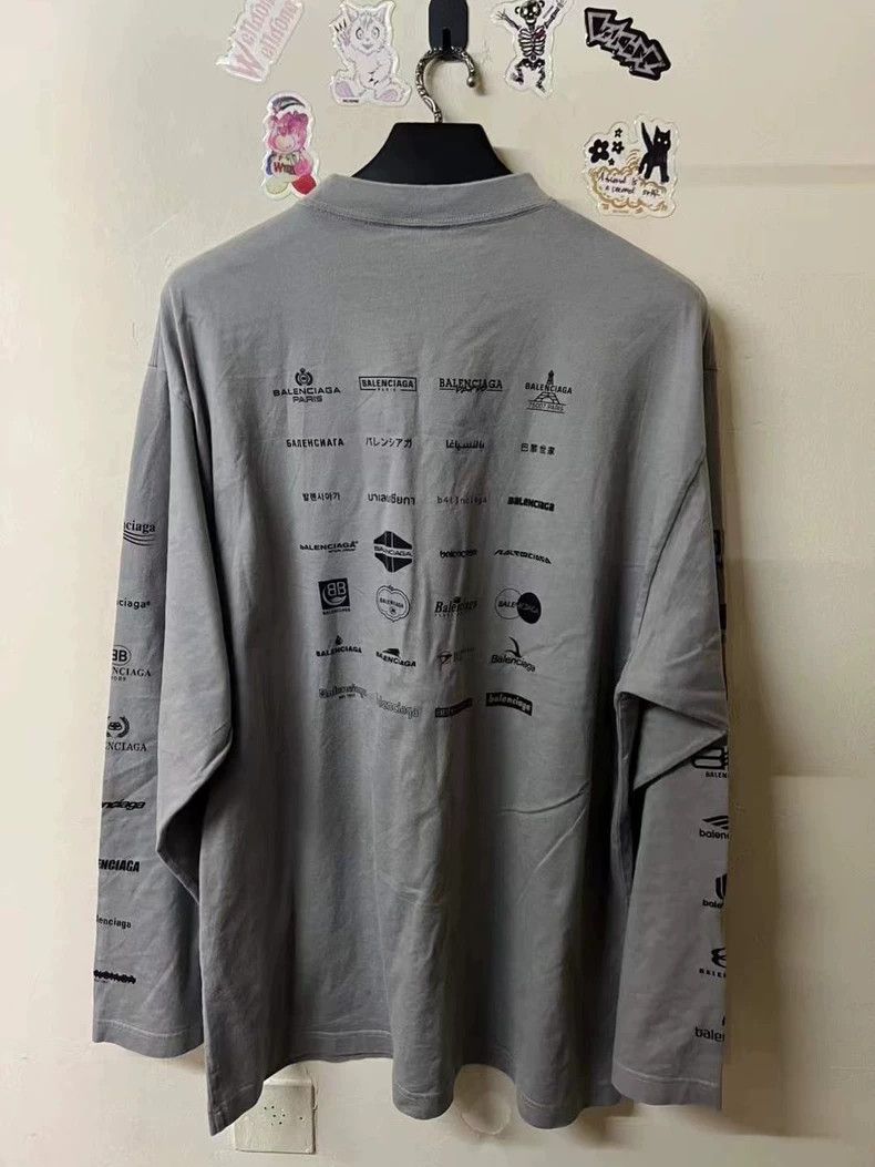 Balenciaga Balenciaga Full logo long sleeve Size US S / EU 44-46 / 1 - 2 Thumbnail