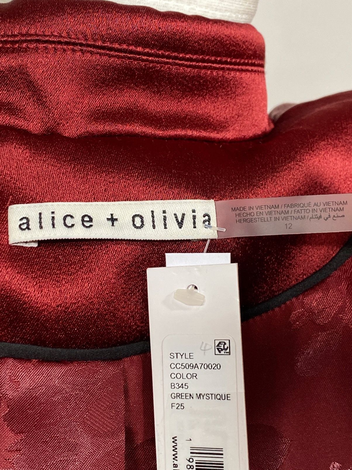 Alice + Olivia ALICE + OLIVIA Velvet Single-Breasted Blazer size 12 Size XL / US 12-14 / IT 48-50 - 16 Thumbnail