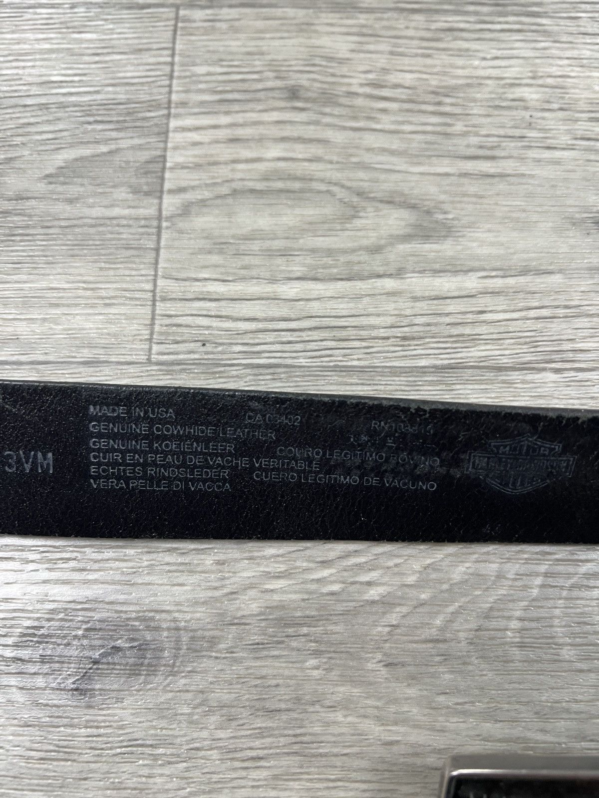 Harley Davidson vintage 2013 HARLEY DAVIDSON buckle belt black leather Size ONE SIZE - 7 Thumbnail