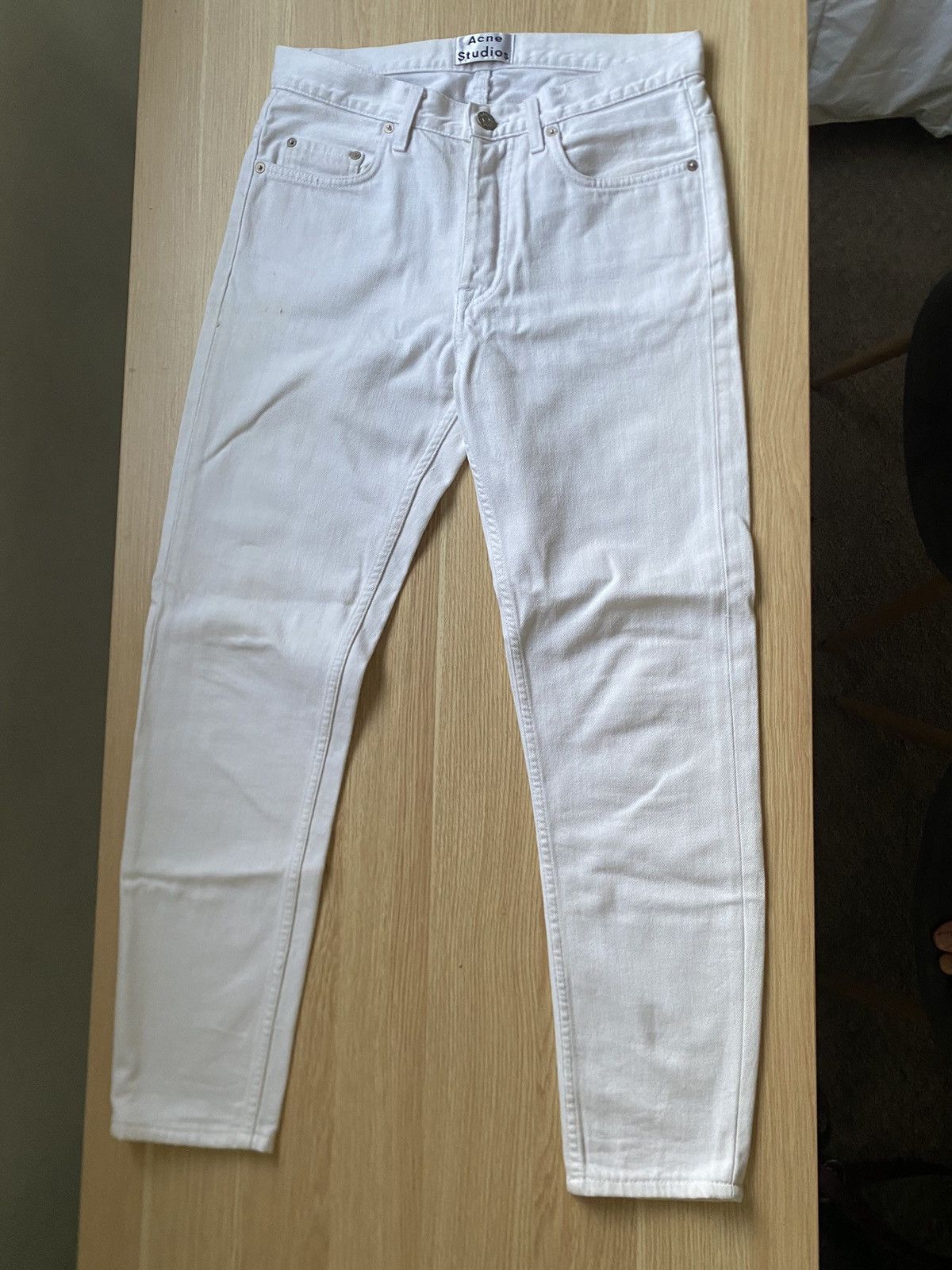 Acne Studios Town White Jeans Size US 30 / EU 46 - 1 Thumbnail