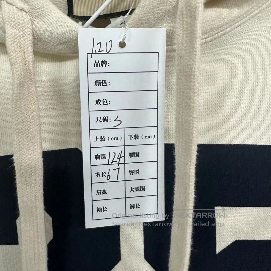 gucci 1921 series letter print hoodie.