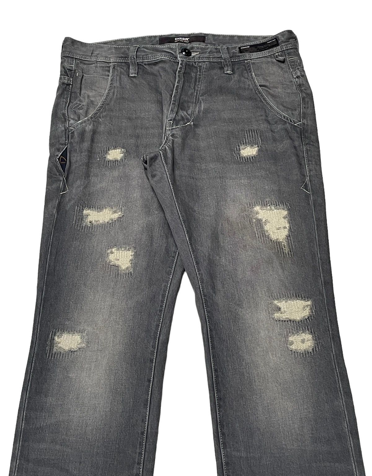 Japanese Brand × Vintage Vintage Japanese Brand Chasin Flared Jeans 2000s Size US 33 - 3 Thumbnail