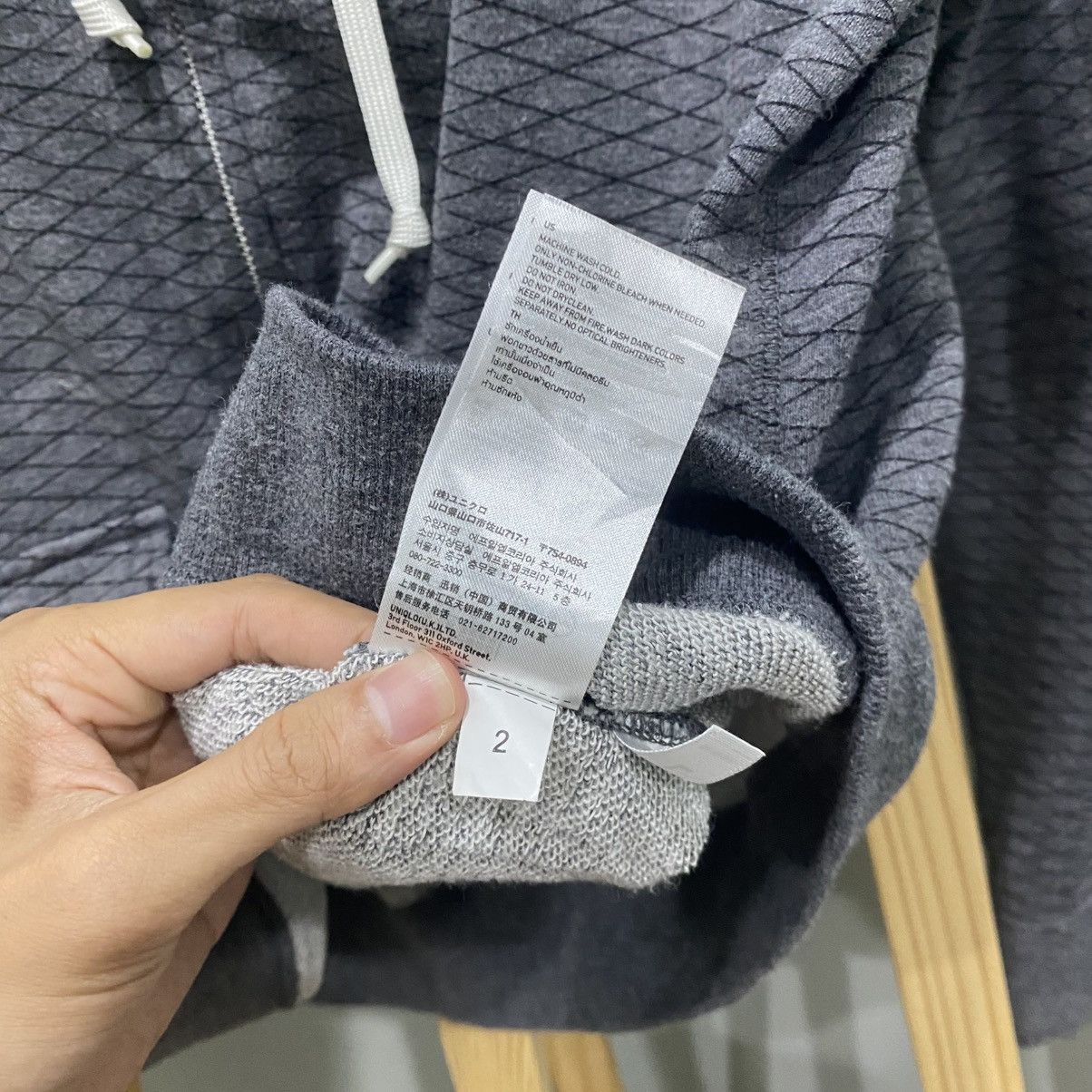 Undercover × Uniqlo Undercover x Uniqlo UU Diamond Pattern Zip Hoodie Size US M / EU 48-50 / 2 - 15 Thumbnail
