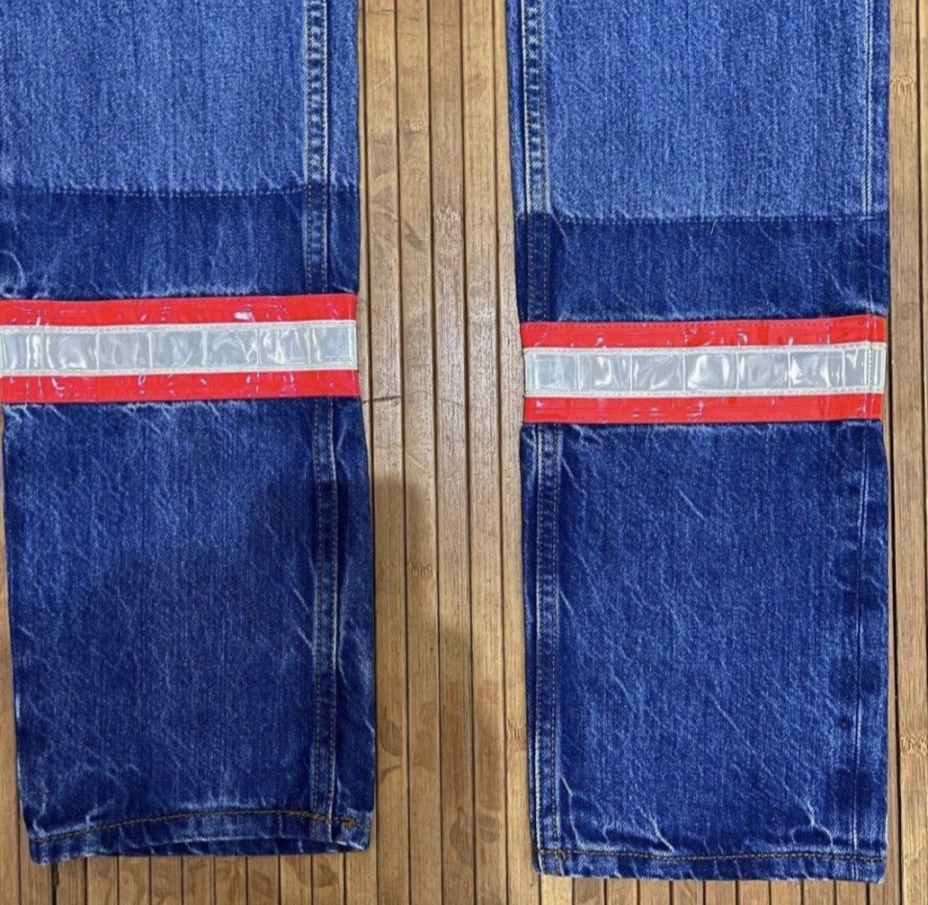 Calvin Klein 205W39NYC SS19 Reflective Patch Denim Jeans Size US 26 / EU 42 - 4 Thumbnail