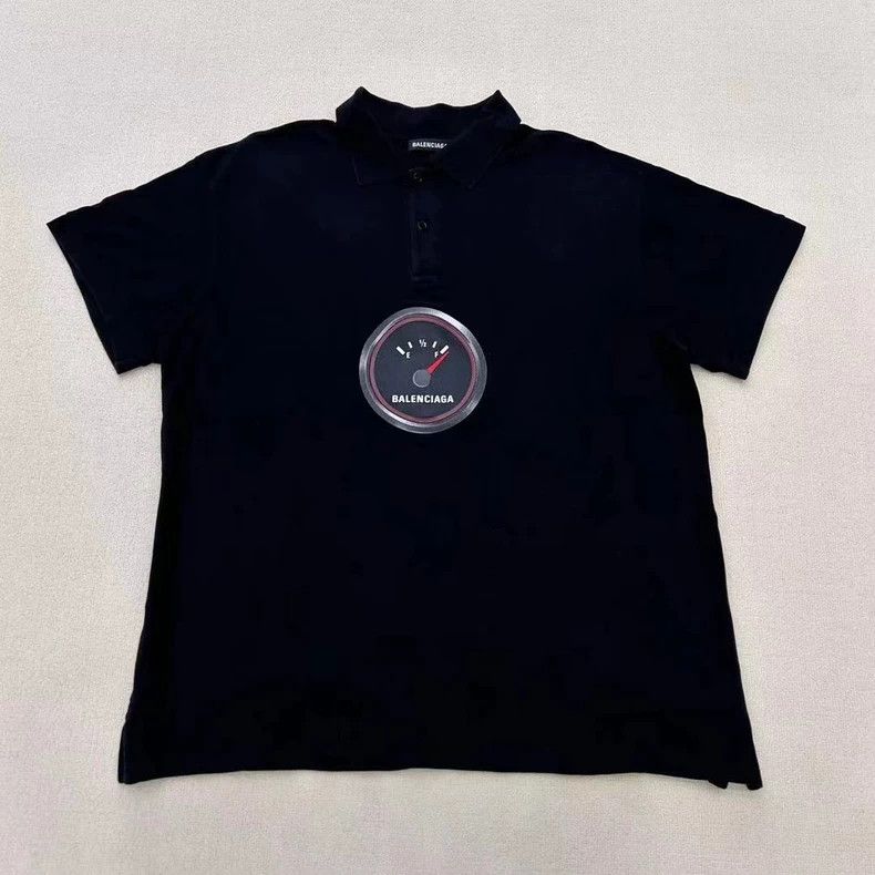 Balenciaga Balenciaga Oil-edged POLO shirt short sleeve Size US M / EU 48-50 / 2 - 1 Thumbnail