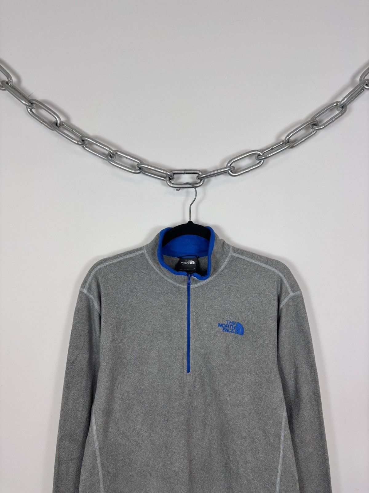 The North Face The North Face Men’s Grey 1/4 Zip Fleece Jacket Mock Neck Size US M / EU 48-50 / 2 - 2 Thumbnail