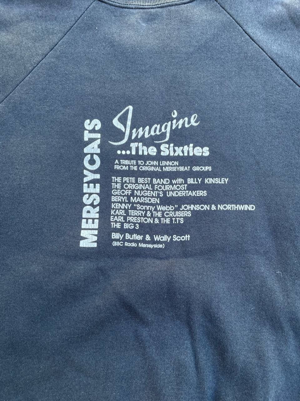 Band Tees × Vintage Merceycats John Lennon Vintage 90s Sweatshirt Size US L / EU 52-54 / 3 - 7 Thumbnail